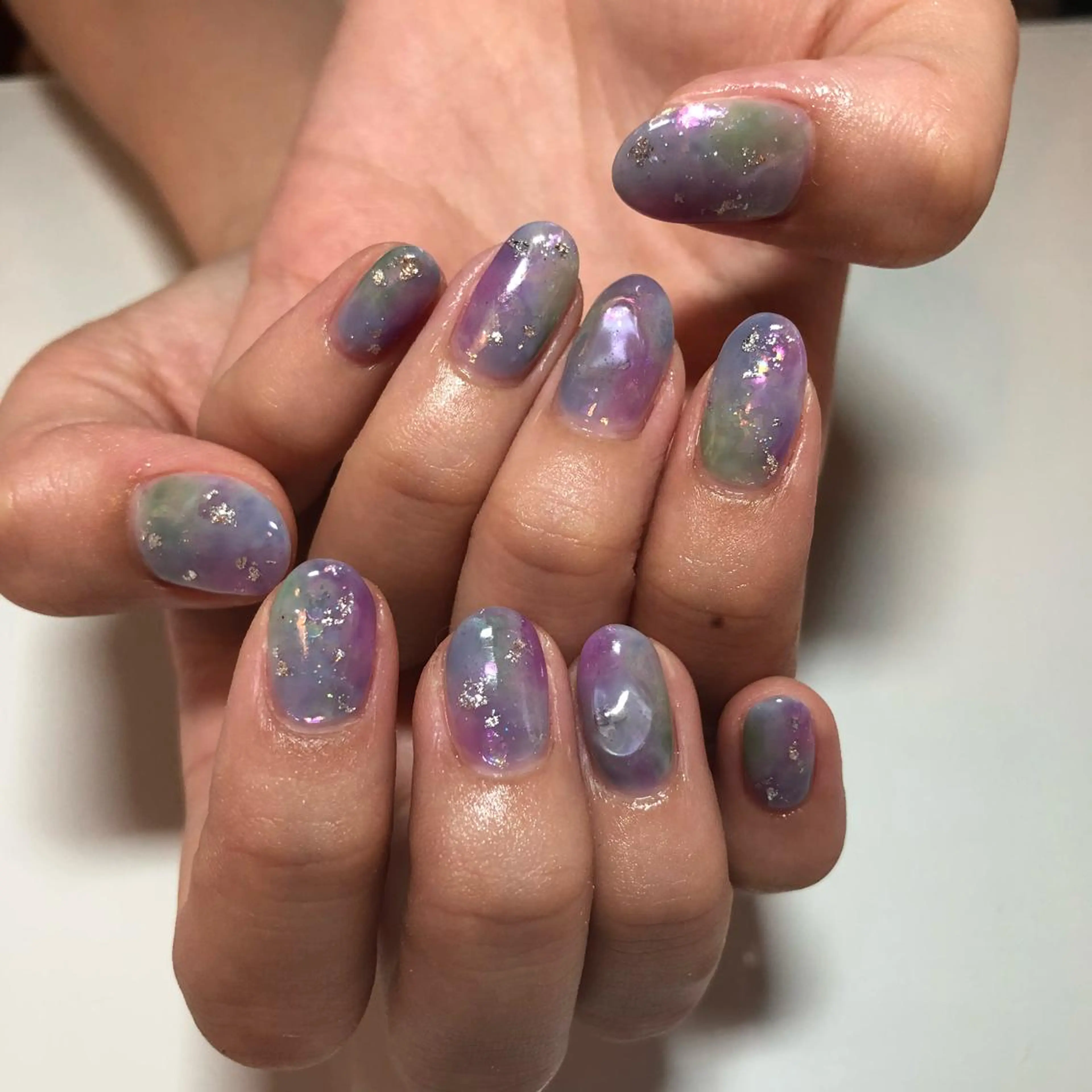 ネイル ニュアンスネイル g-up nail所属・米田 律子のネイルデザイン