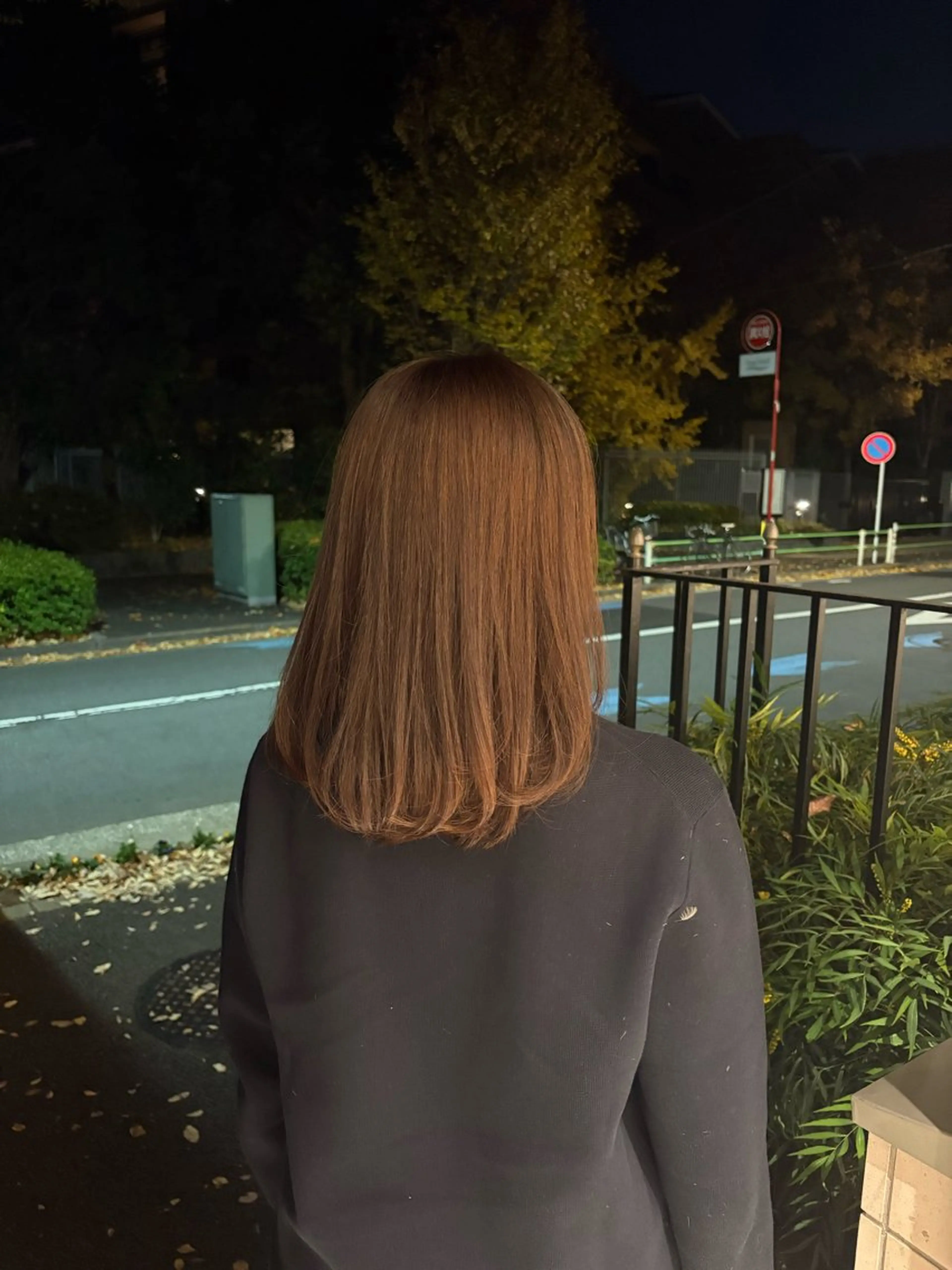 ミディアム ヘアカラー 🫧パーマ Yui🫧のヘアスタイル