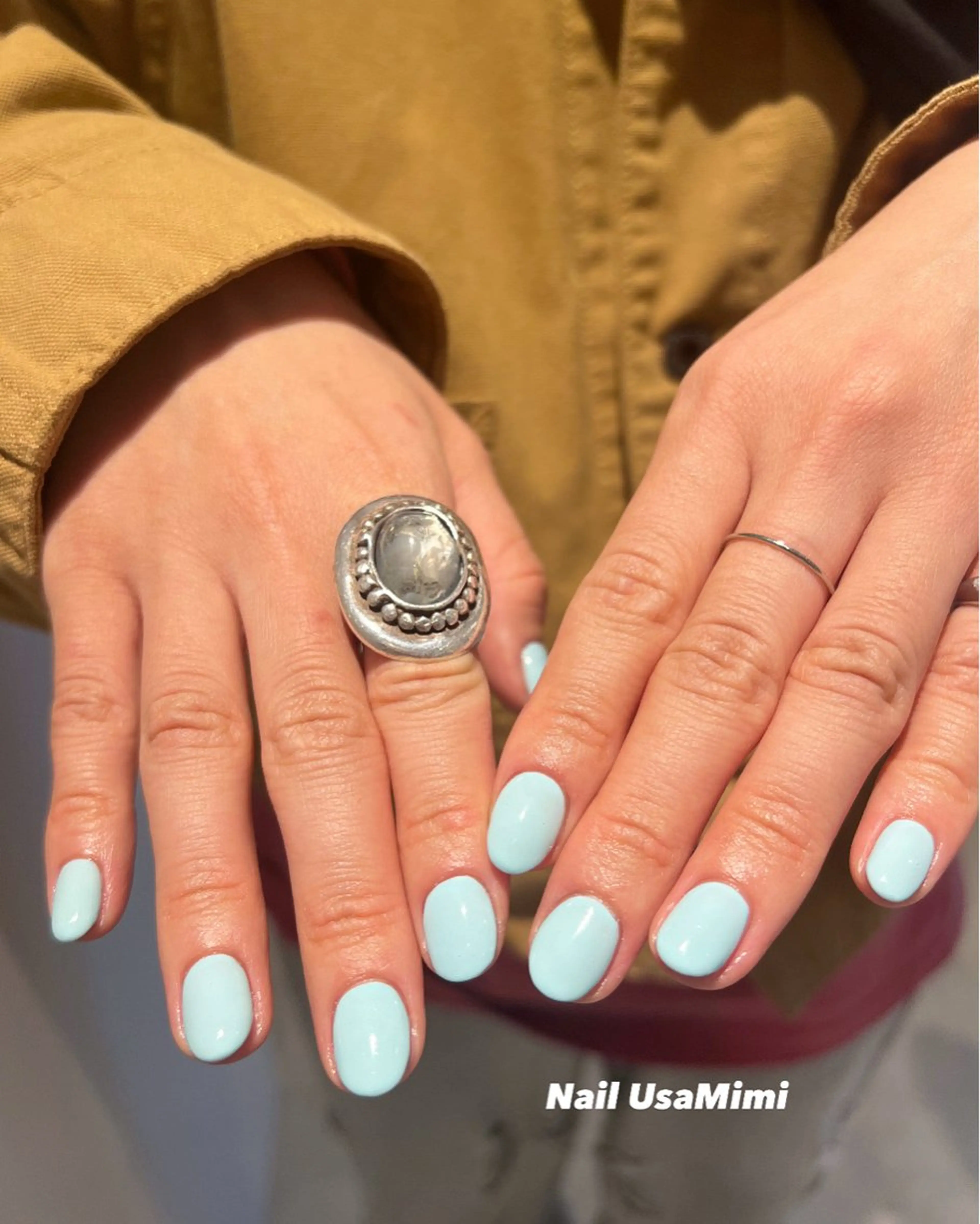 ネイル アートネイル ジェルネイル グラデーション 韓国ネイル ワンカラーネイル ハンドネイル 本町NailUsa Mimi RIKOのネイルデザイン