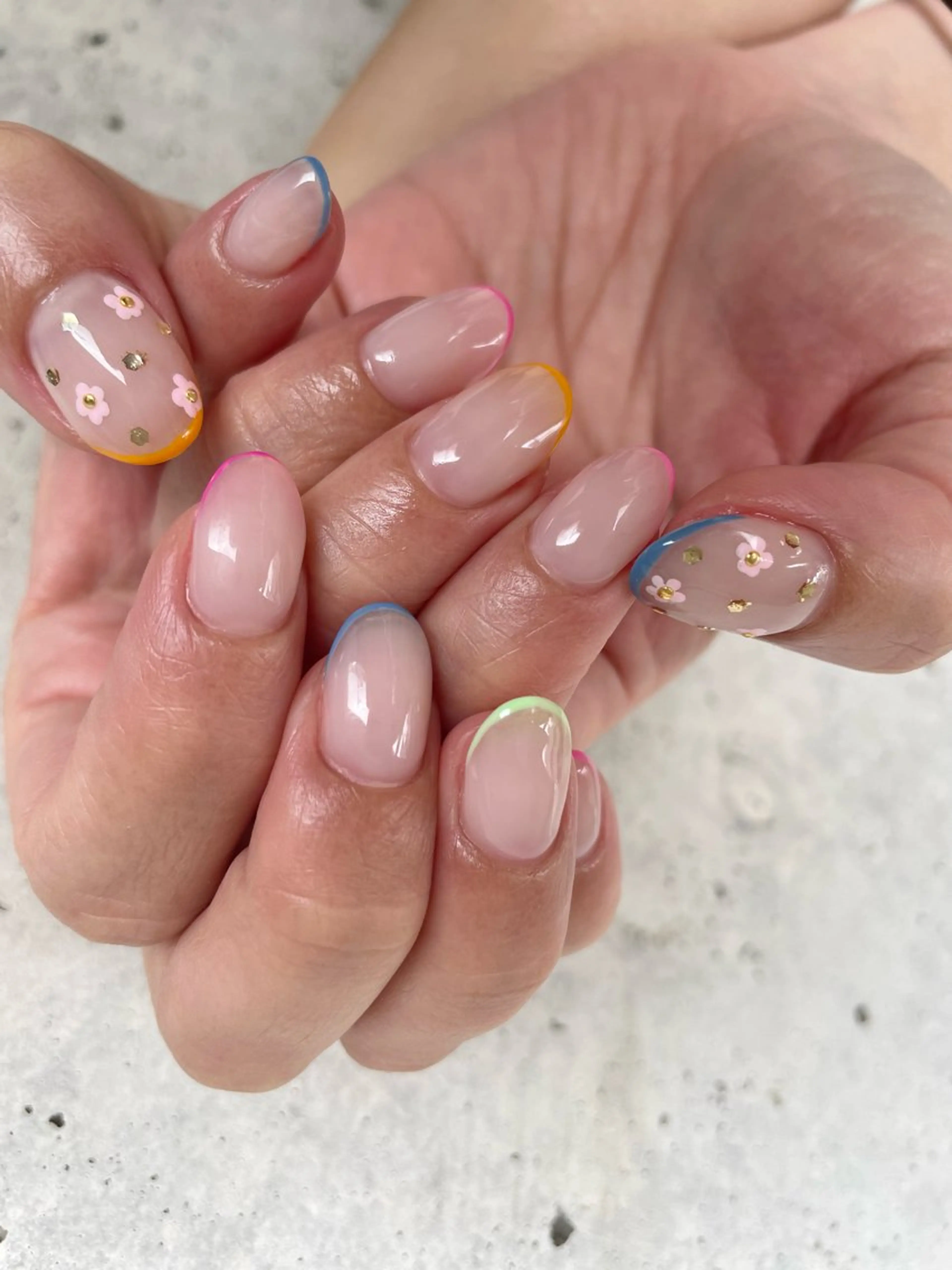 ネイル ハンドネイル nail salon Re:na-juのネイルデザイン