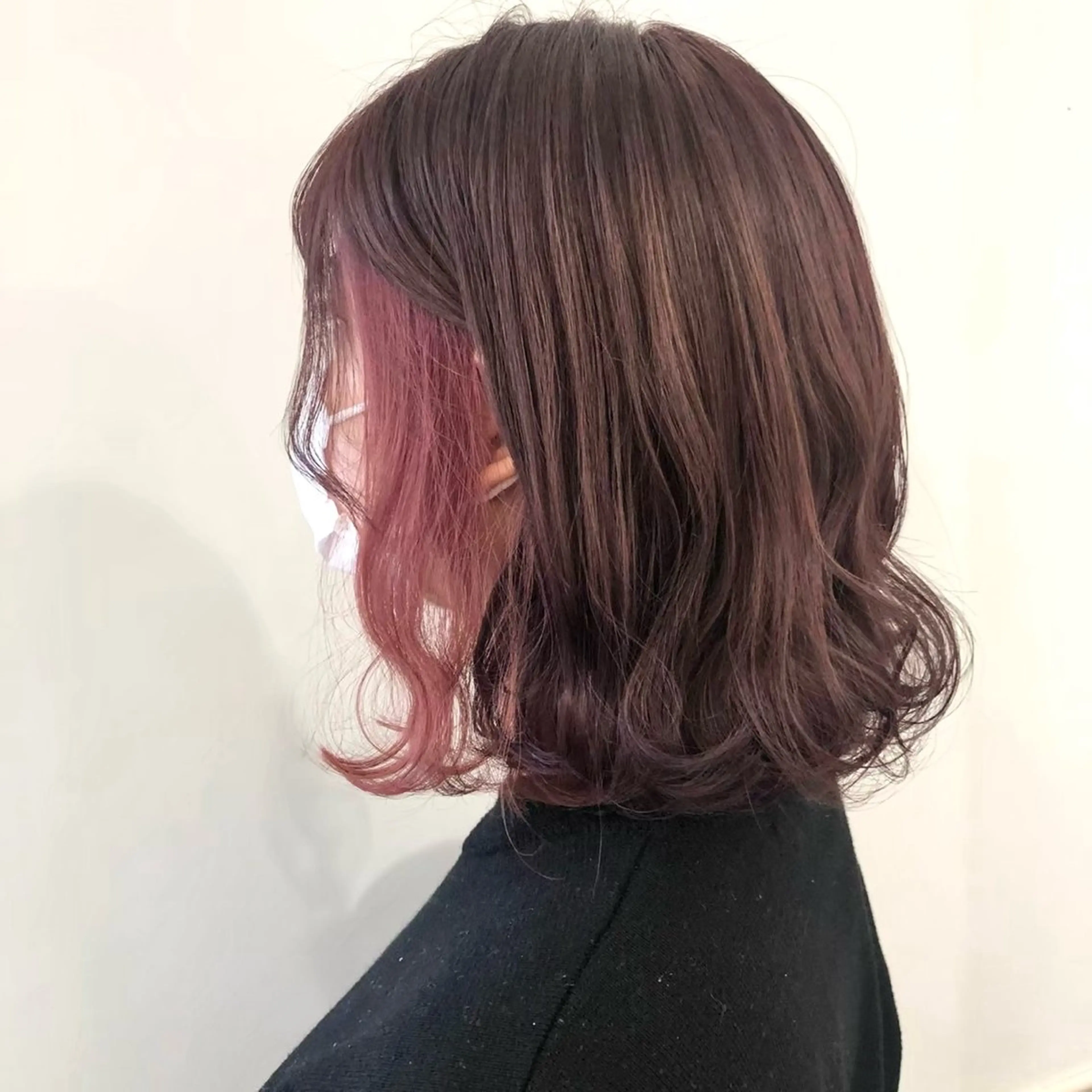 ミディアム ヘアカラー ParveMix 🐾鳥取彩花のヘアスタイル