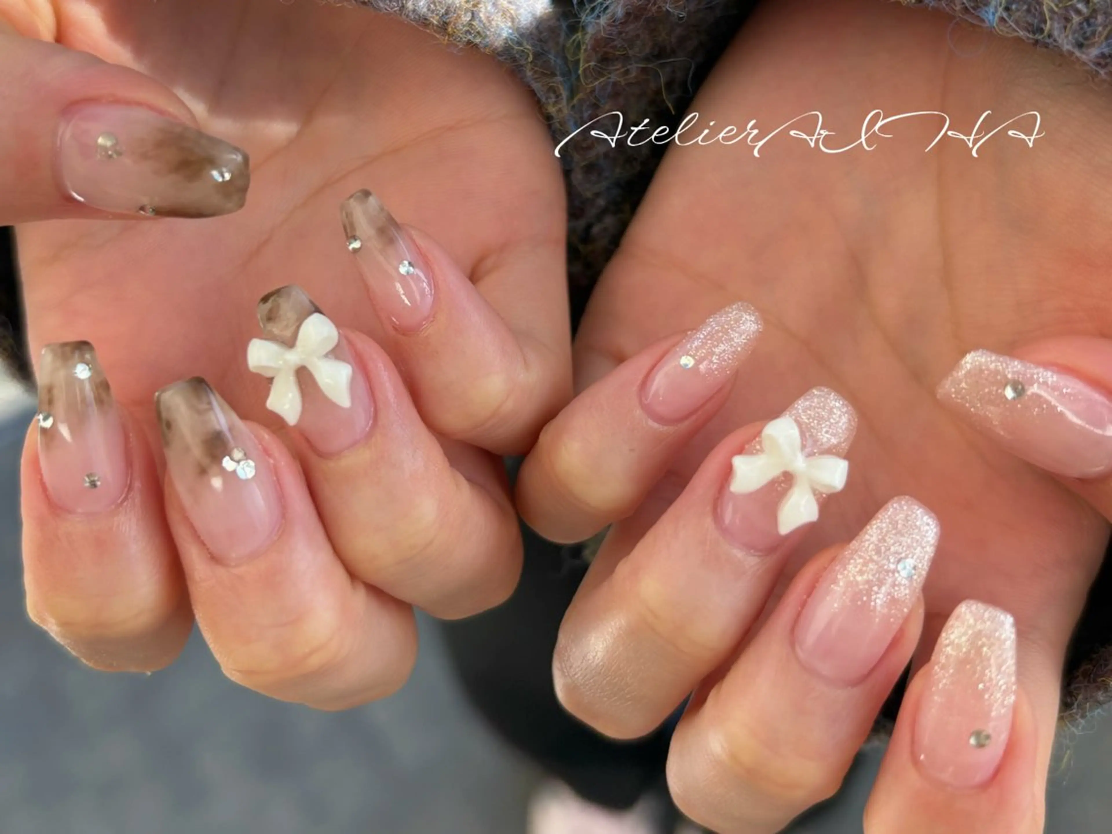 ネイル ハンドネイル nail&eyelashsalon atelier fam上本町店所属・アトリエ FAMのネイルデザイン