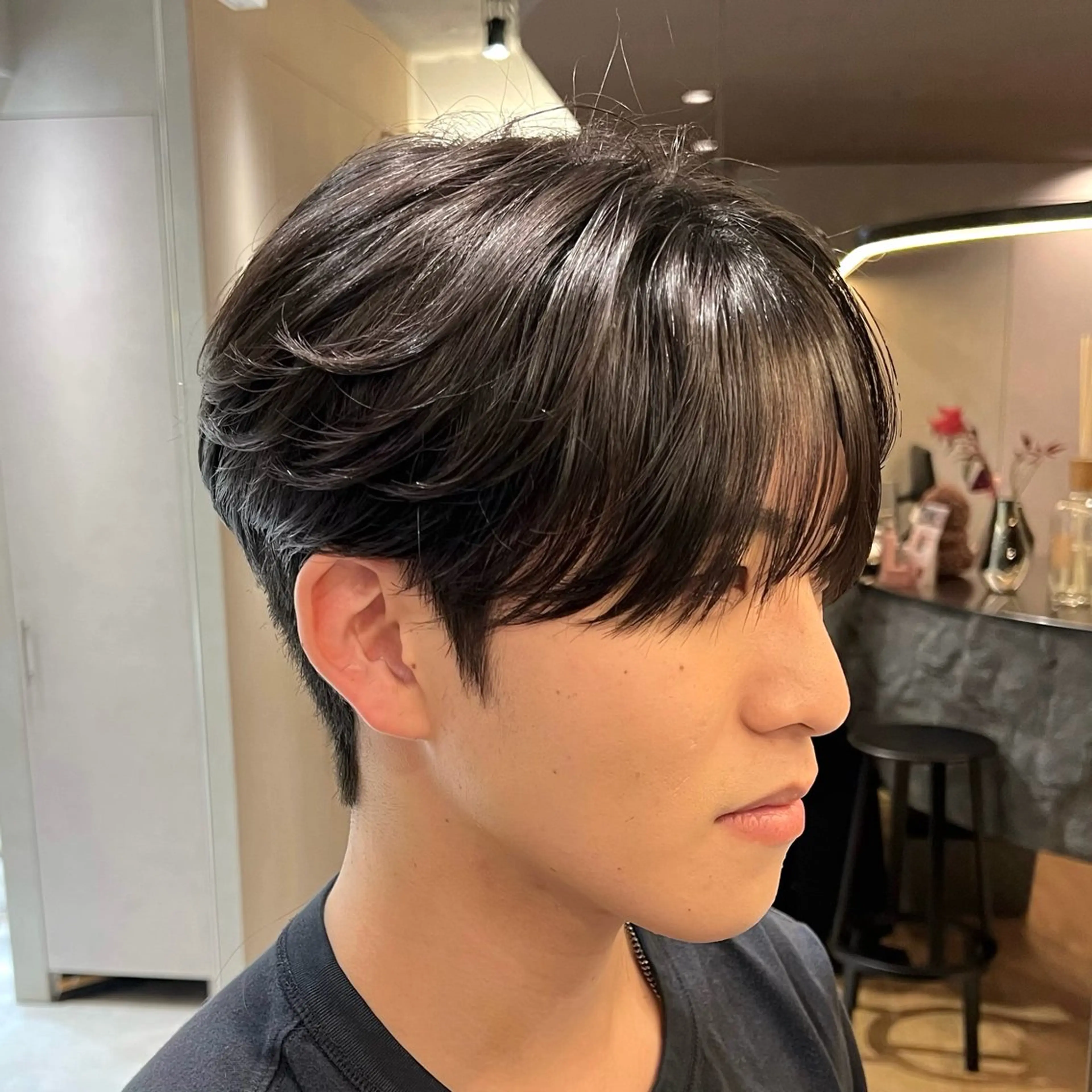 メンズ ダウンパーマ カルマパーマ メンズ韓国風 メンズパーマ カット 縮毛矯正 メンズ支持率No.1 お悩み解決/千原のヘアスタイル