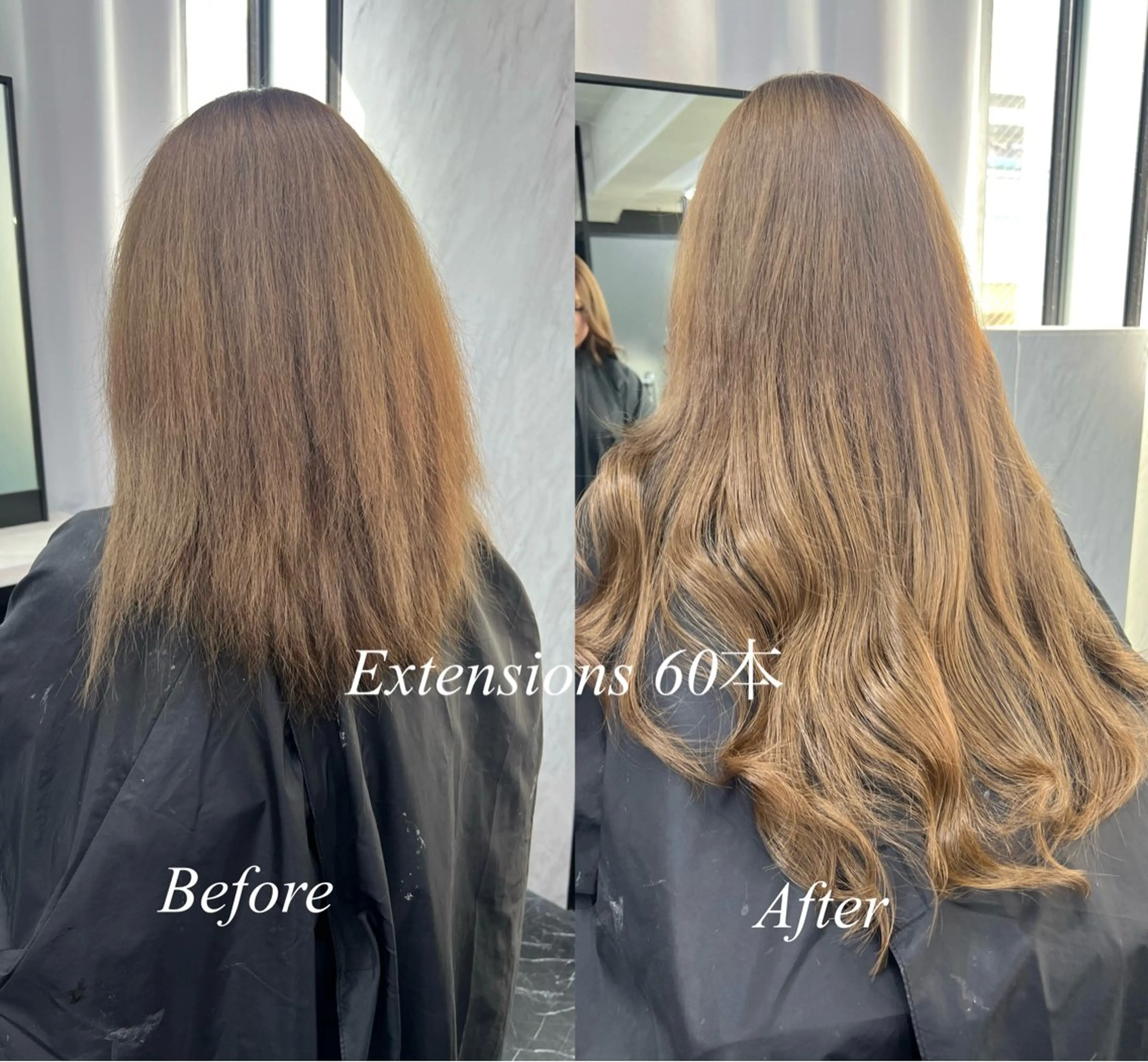 ロング カラー シールエクステ ハイトーンカラー エクステ ヘアカラー エクステ シールエクステ特化 ハイトーン、NANAのヘアスタイル