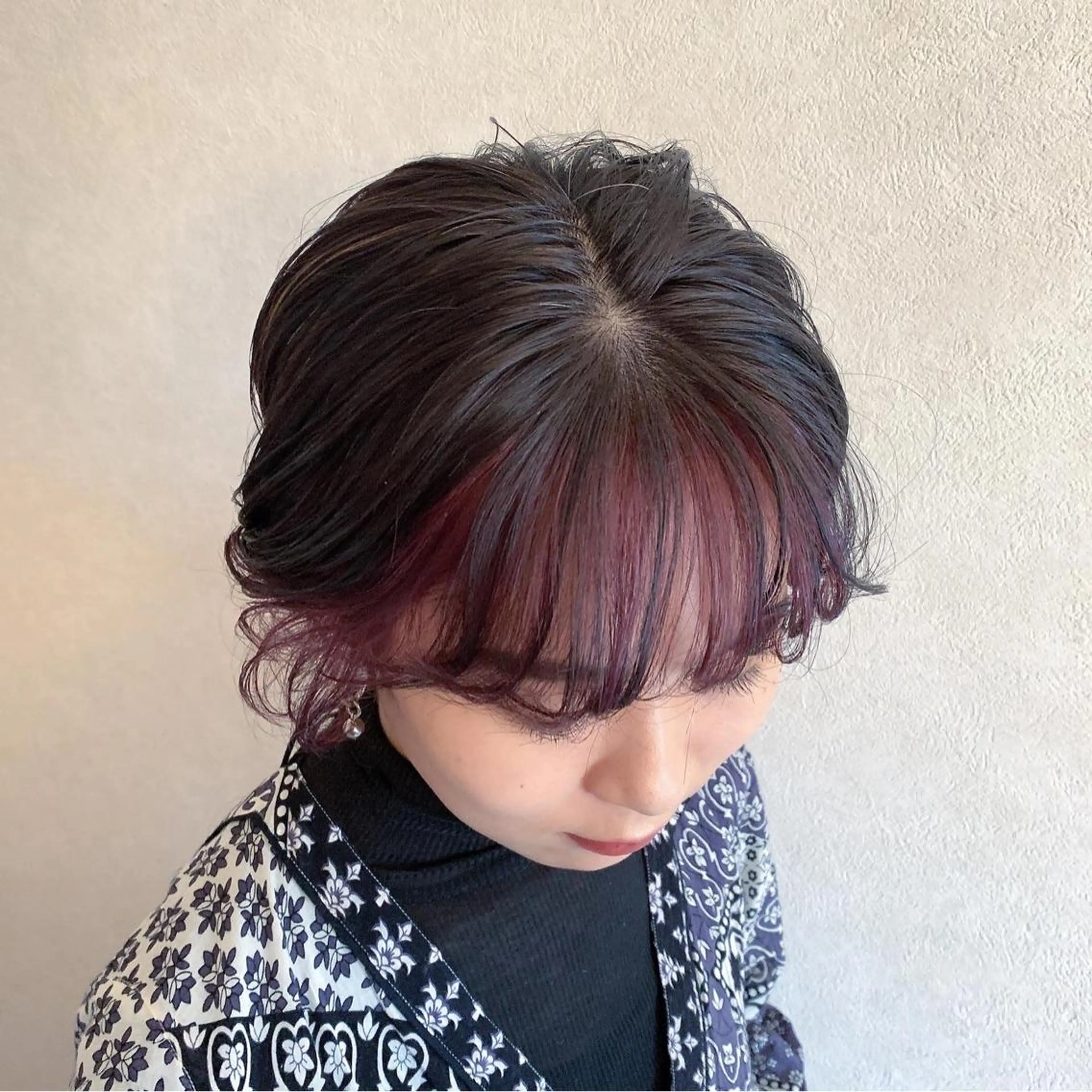 カラー 南 柚香のヘアスタイル