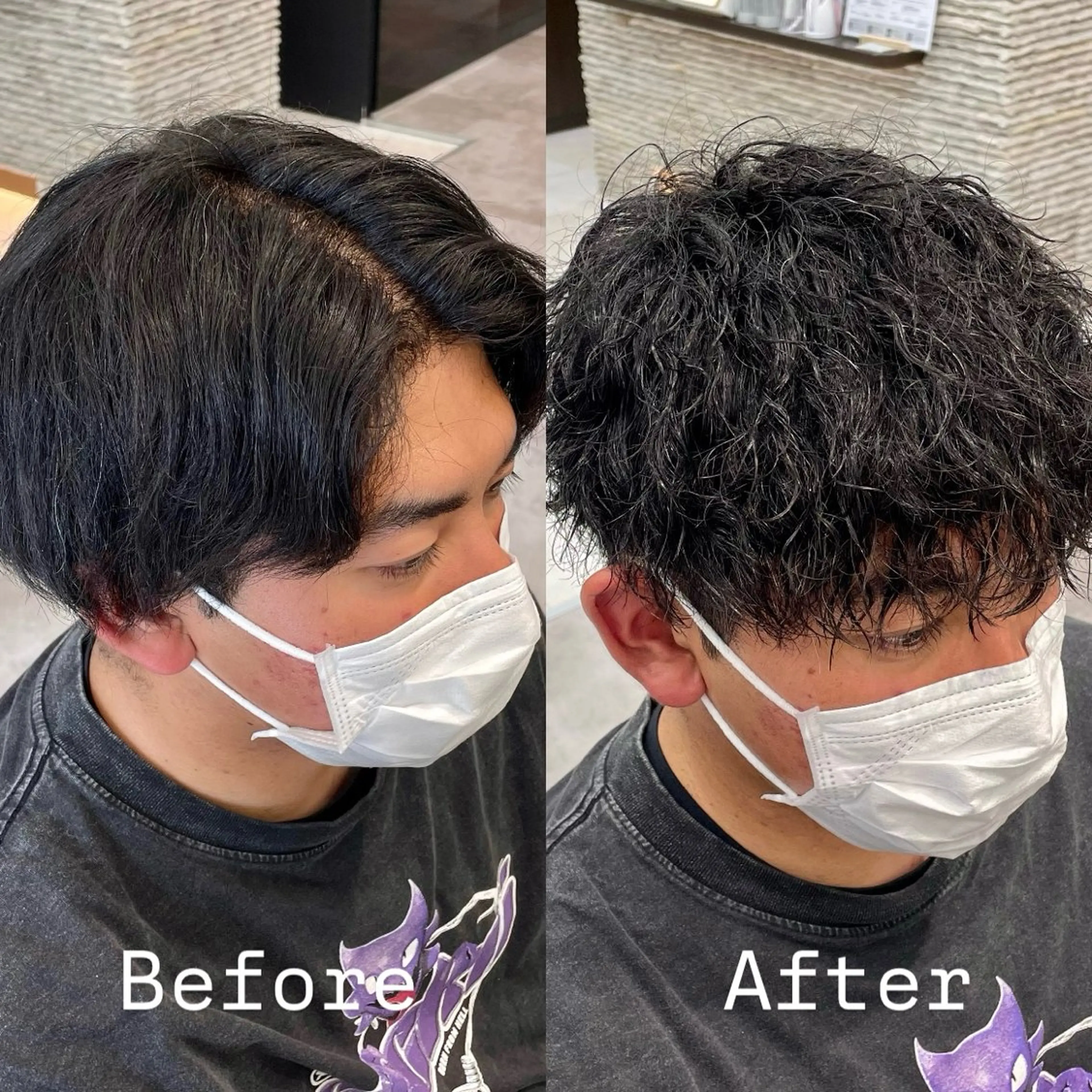 パーマ メンズ カット パーマ メンズ特化 / ツイスパ🔥高林拓斗のヘアスタイル