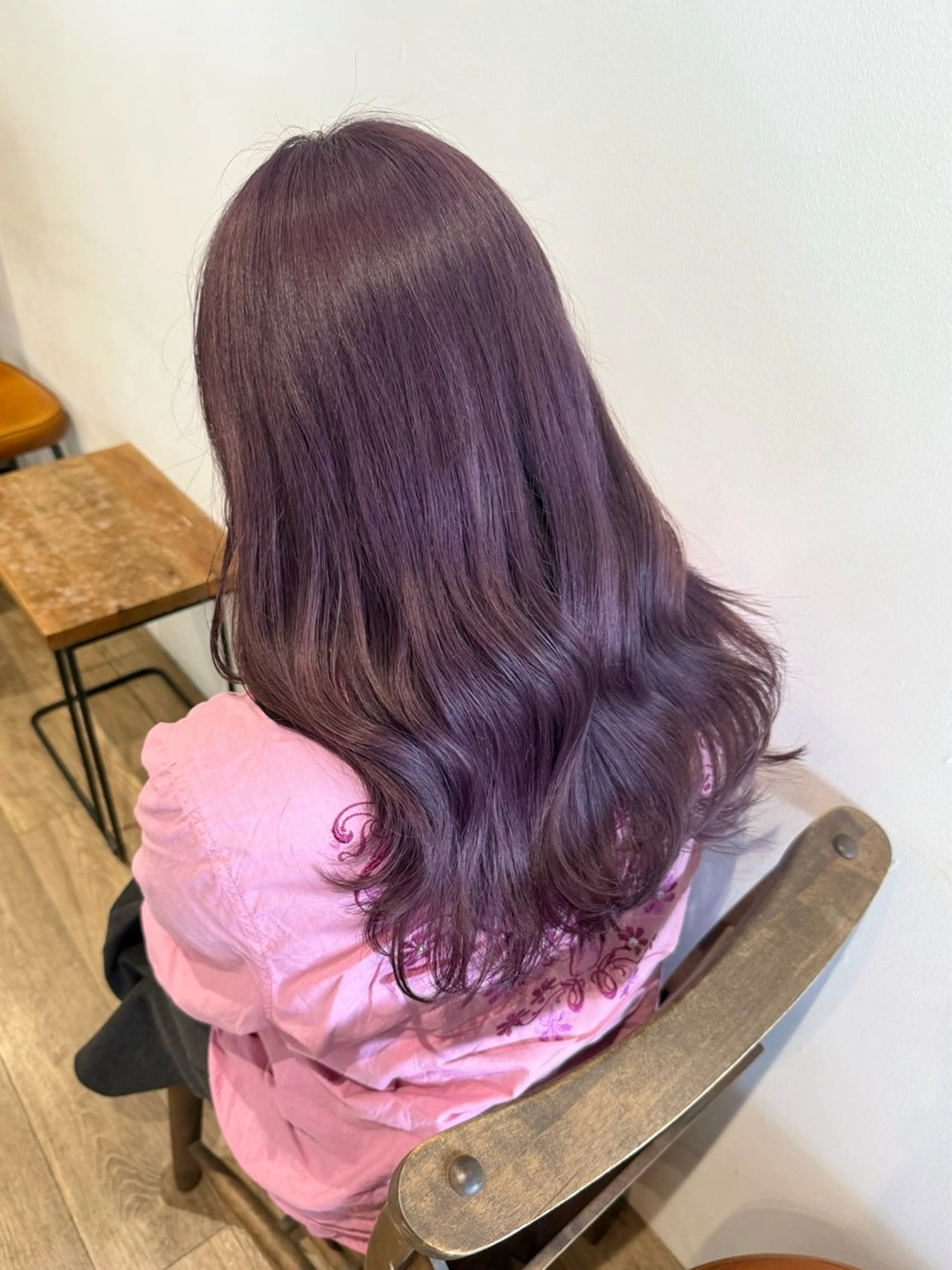 ロング カラー ヘアアレンジ ブリーチ ヘアカラー トリートメント himawari♡ 柔らかいカラーのヘアスタイル