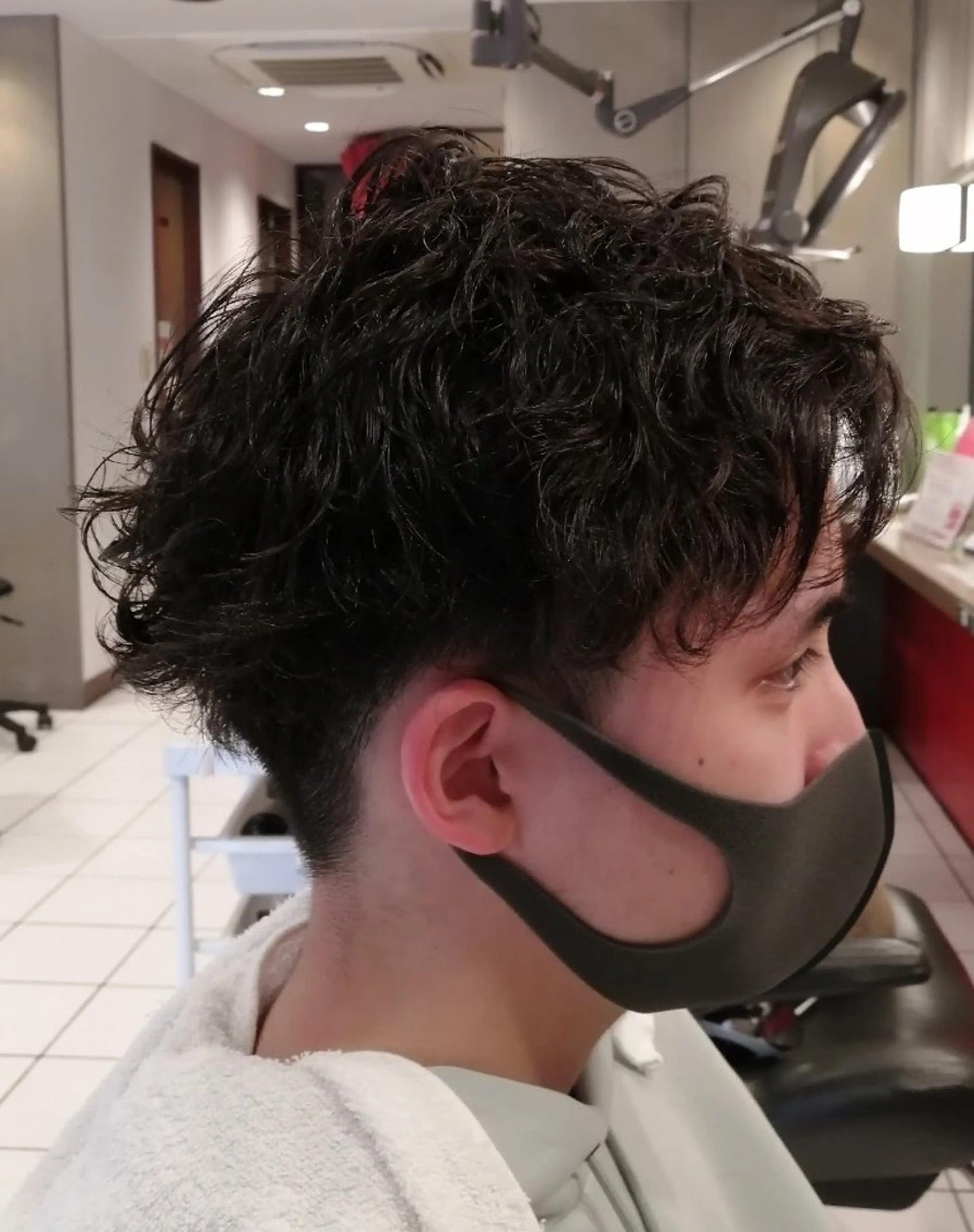 パーマ ショート メンズ D/i所属・4店舗フリーランスⅠ Y/no〈夜のスパ〉のヘアスタイル