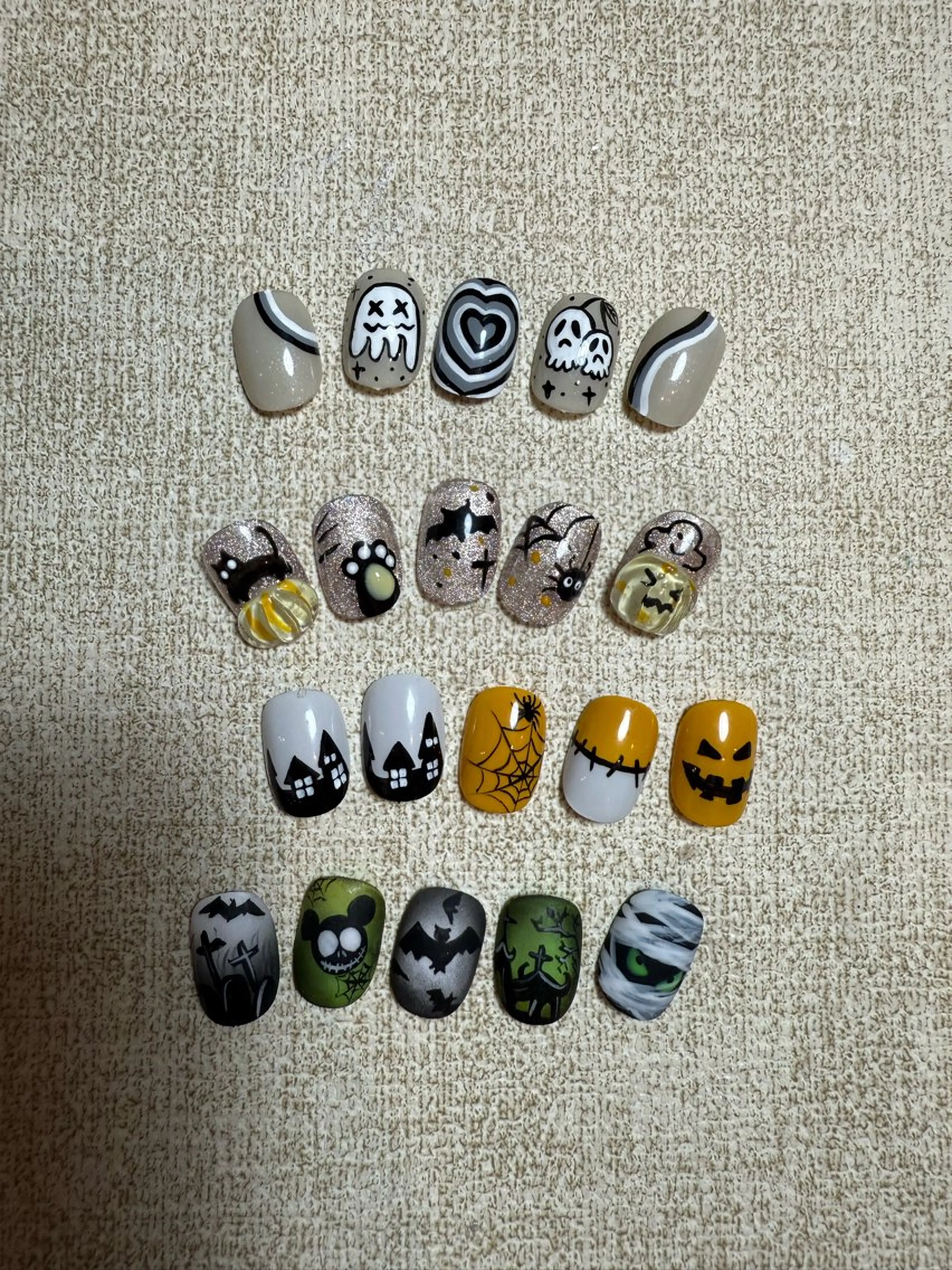 🎃ハロウィン期間限定　120持ち込みデザイン　アートネイル限定の写真