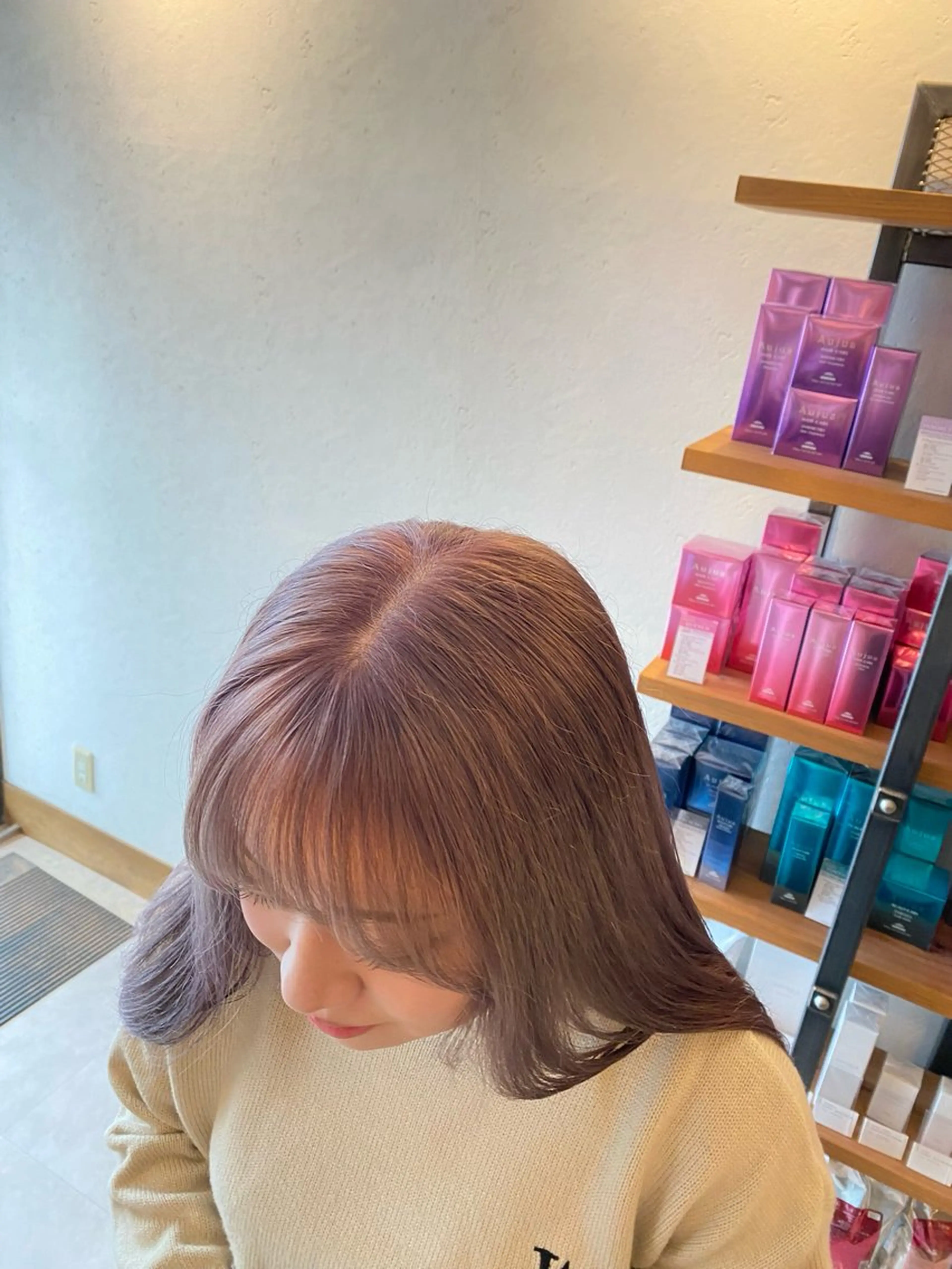 ロング MAHIRO🍒半田 /ブリーチ/カットのヘアスタイル