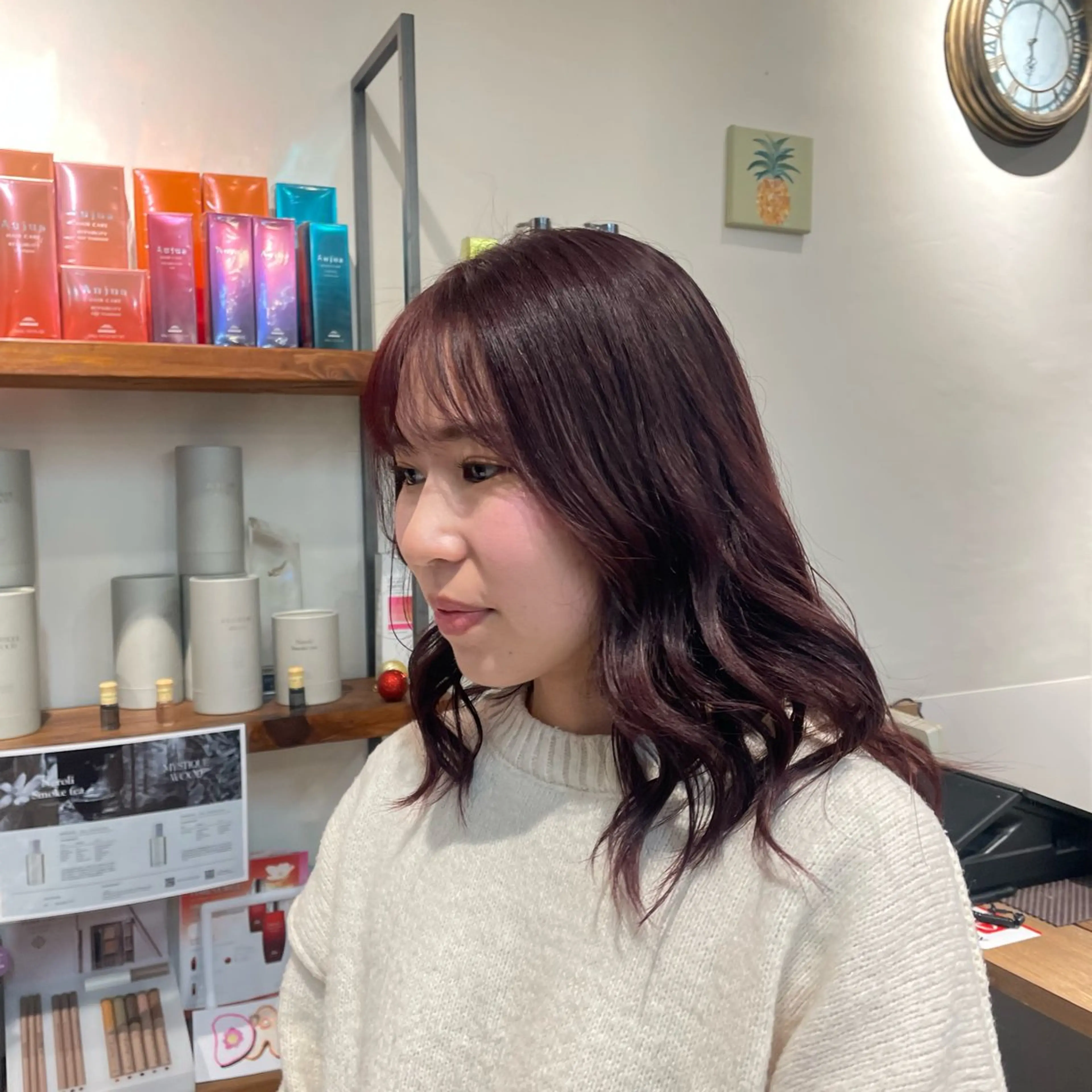 カラー ヘアカラー トリートメント このみ/髪質改善 /ヘアアレンジ🫧のヘアスタイル