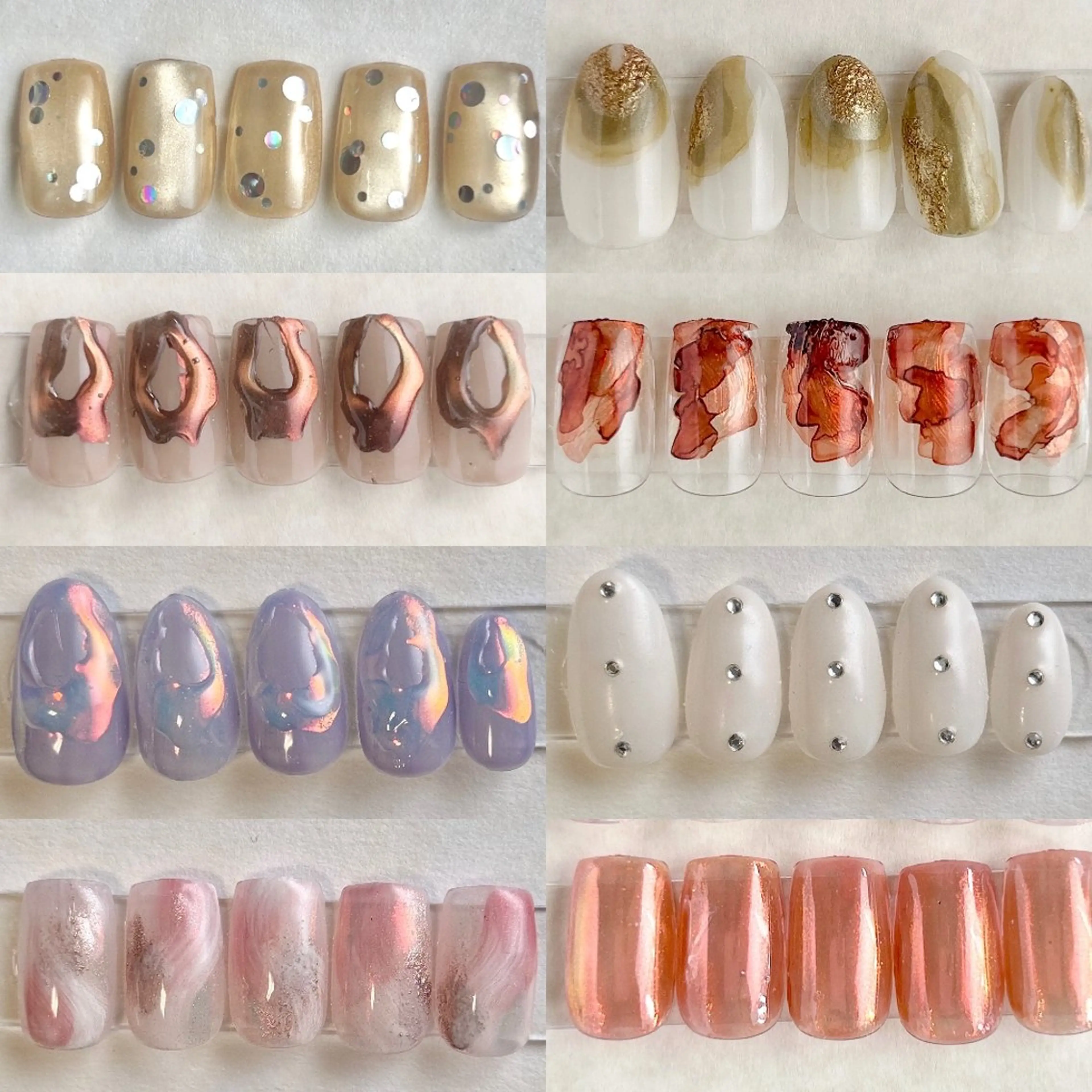 ネイル アートネイル ブルー ボルドー ジェルネイル グリーン ハンドネイル muum　新宿2分 新宿三丁目1分のネイルデザイン