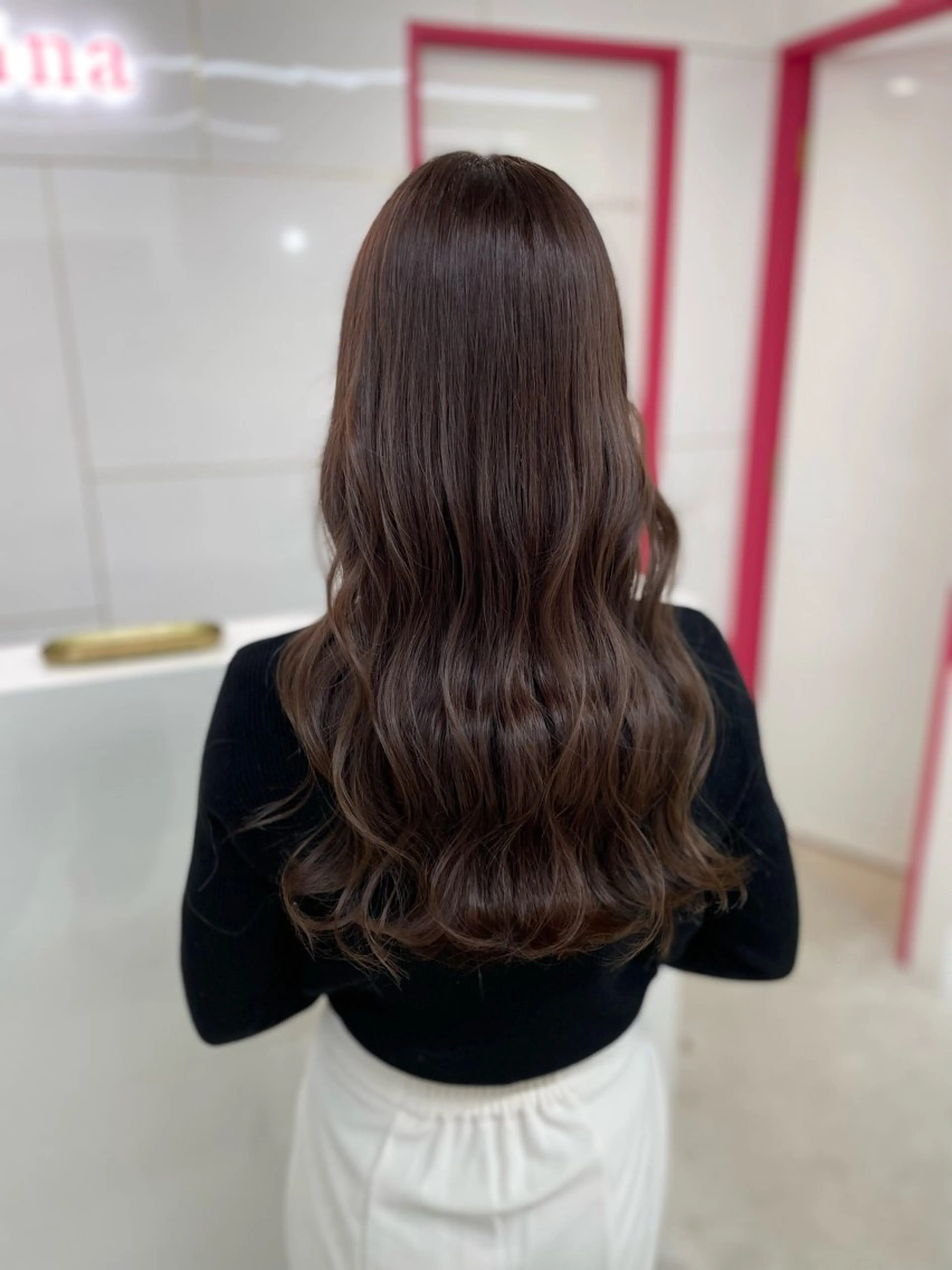 ロング カラー カット ヘアカラー トリートメント 冨木 雄斗のヘアスタイル