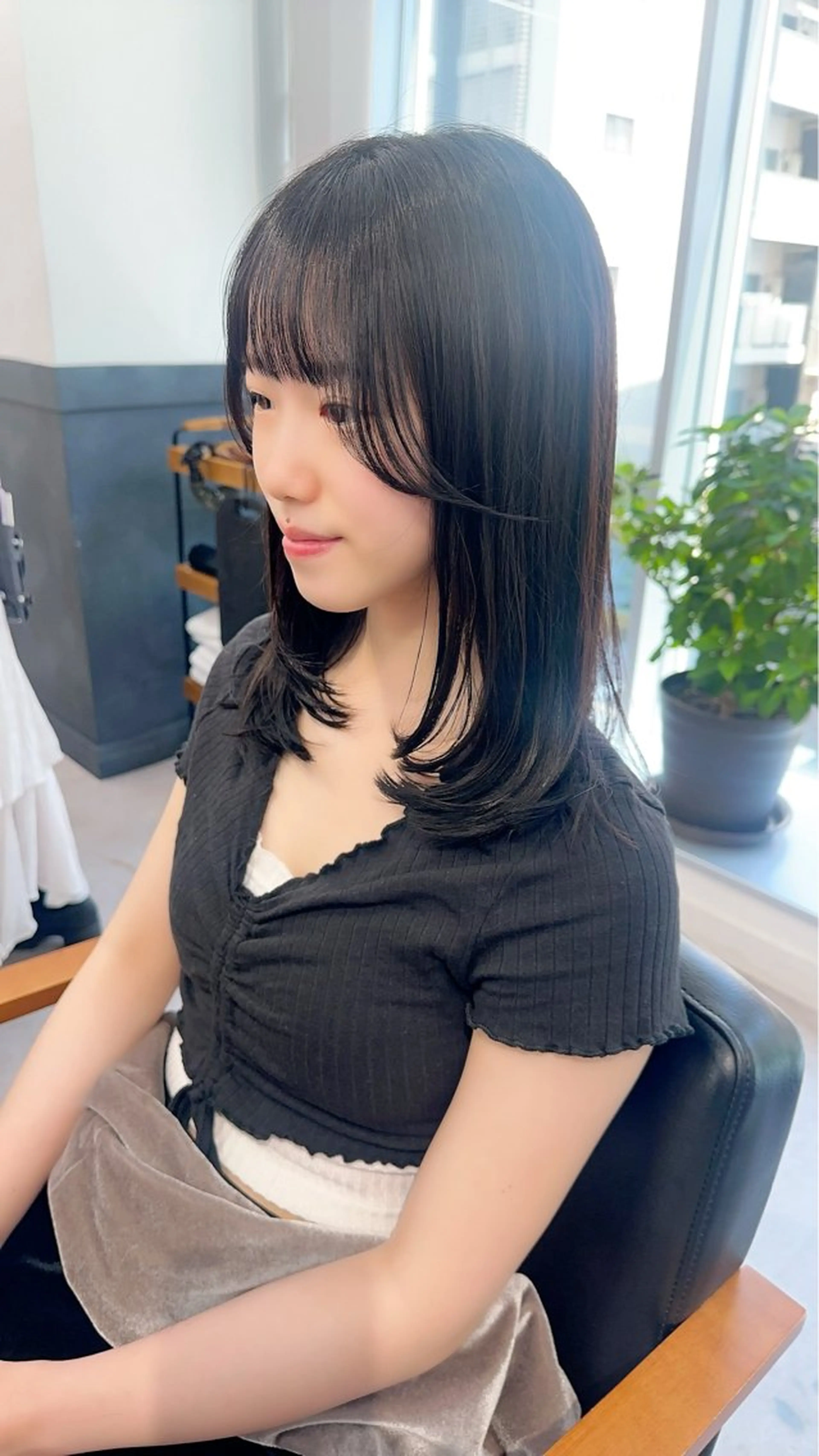 セミロング カラー パーマ ヘアアレンジ メンズ キッズ カット ヘアカラー 骨格似合わせレイヤー 🌿JUNのヘアスタイル