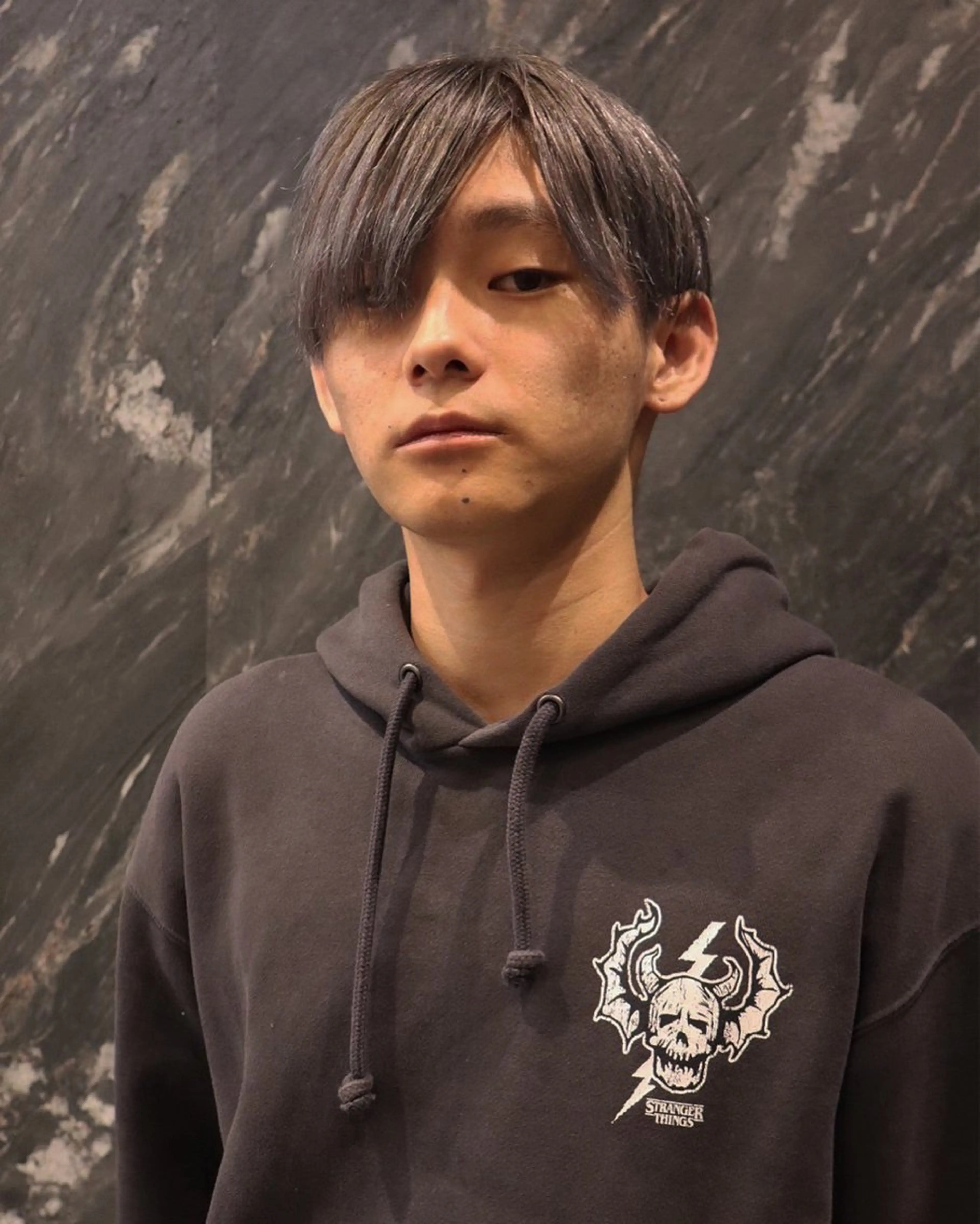 カラー メンズ レイヤーカット /ハイトーンchaoのヘアスタイル