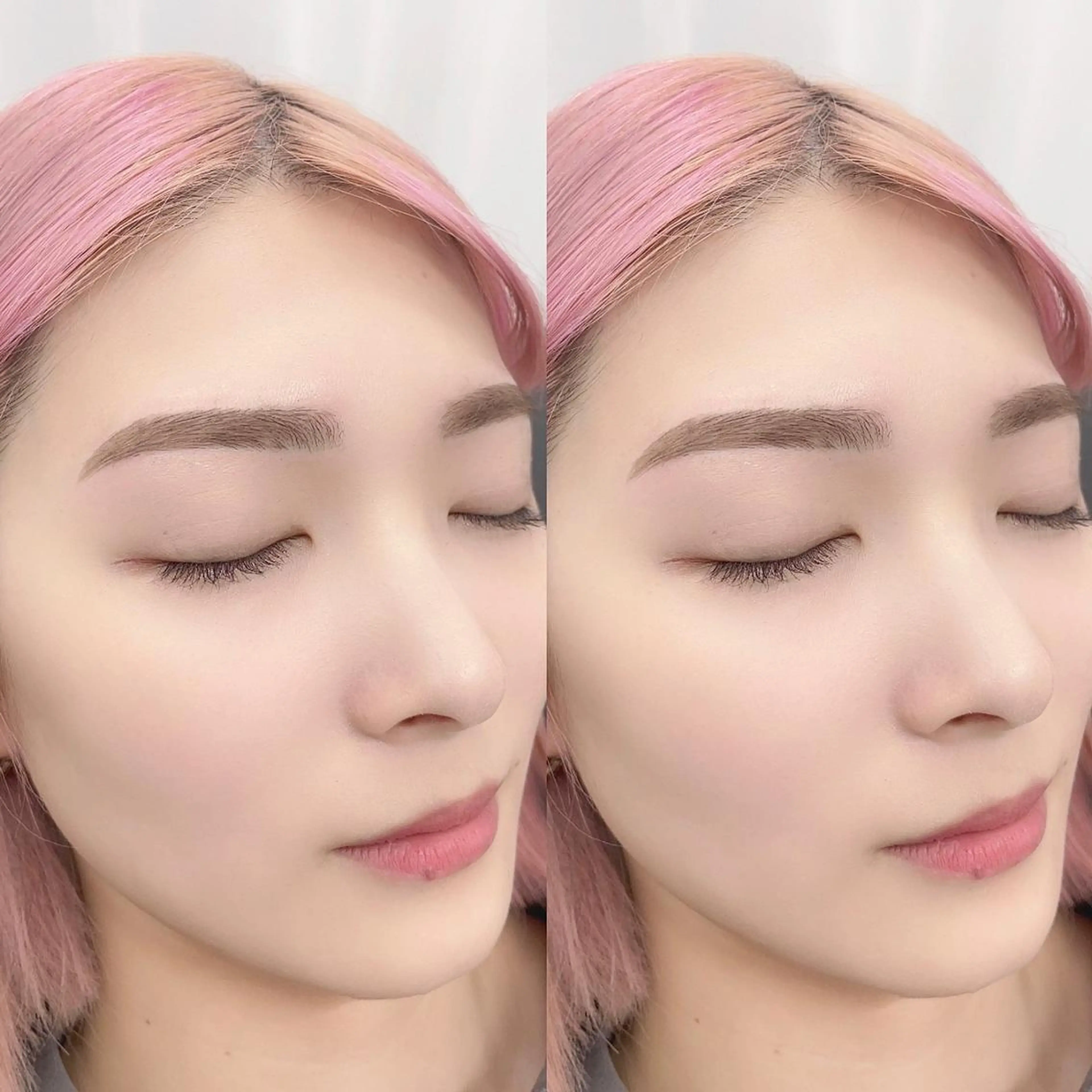 【学割U24🩵】眉毛カラー+美眉毛アイブロウWAXスタイリング+眉メイク￥6100の写真