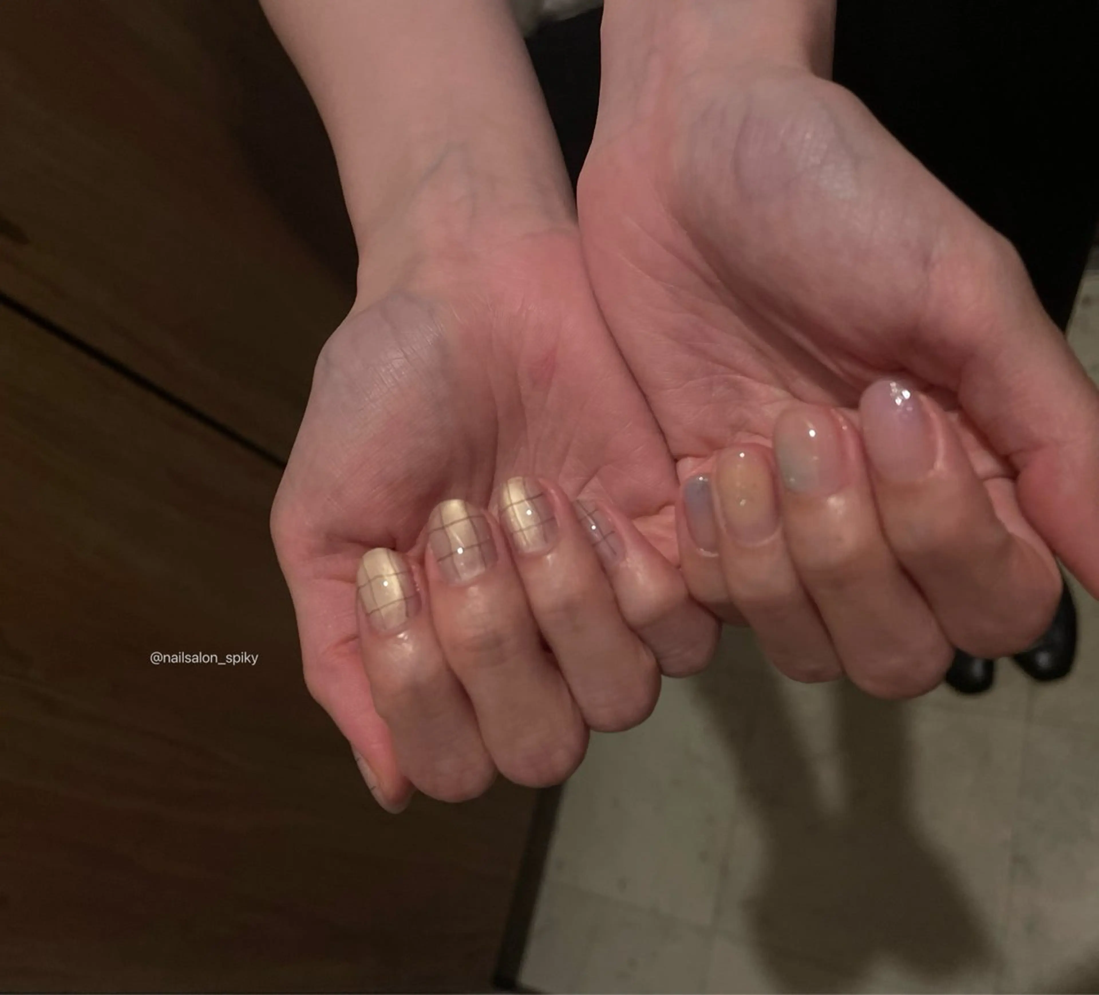 ネイル ハンドネイル Spiky とうげ ふうかのネイルデザイン
