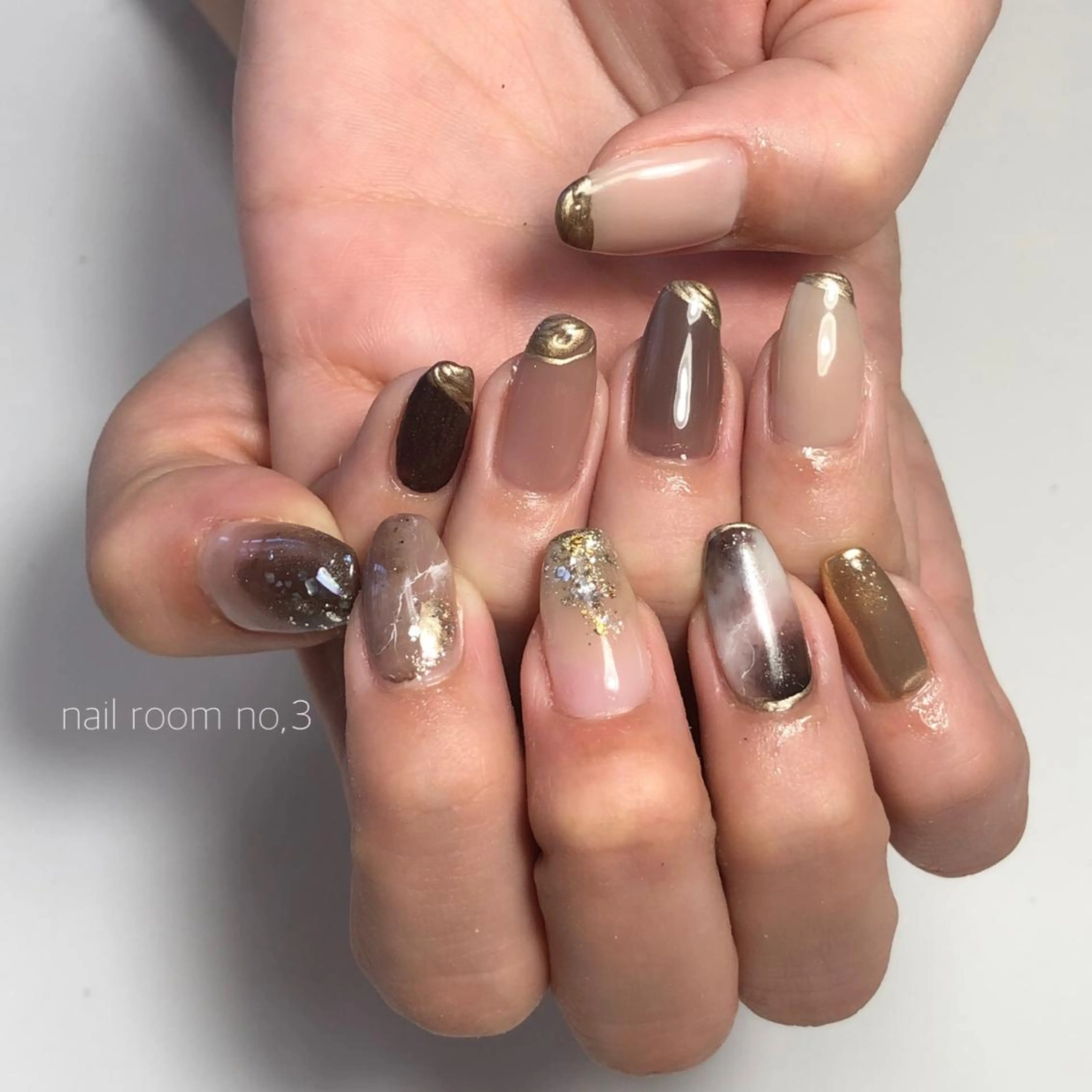 ネイル ニュアンスネイル K yukaのネイルデザイン