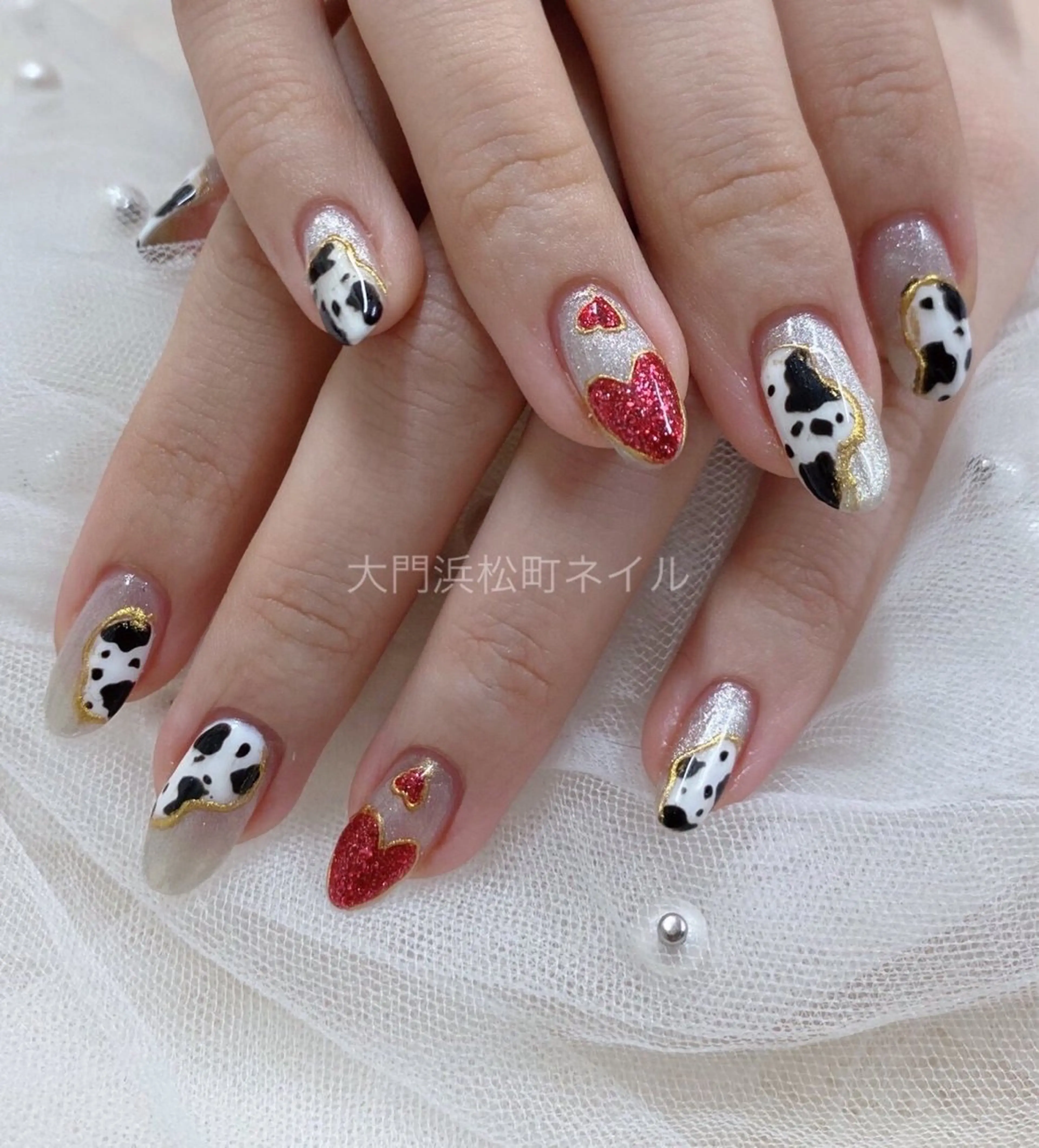 ネイル アートネイル フレンチネイル ガラスフレンチ マグネットネイル マグネットフレンチ ハンドネイル ハンドケア 大門浜松町 ネイルのネイルデザイン