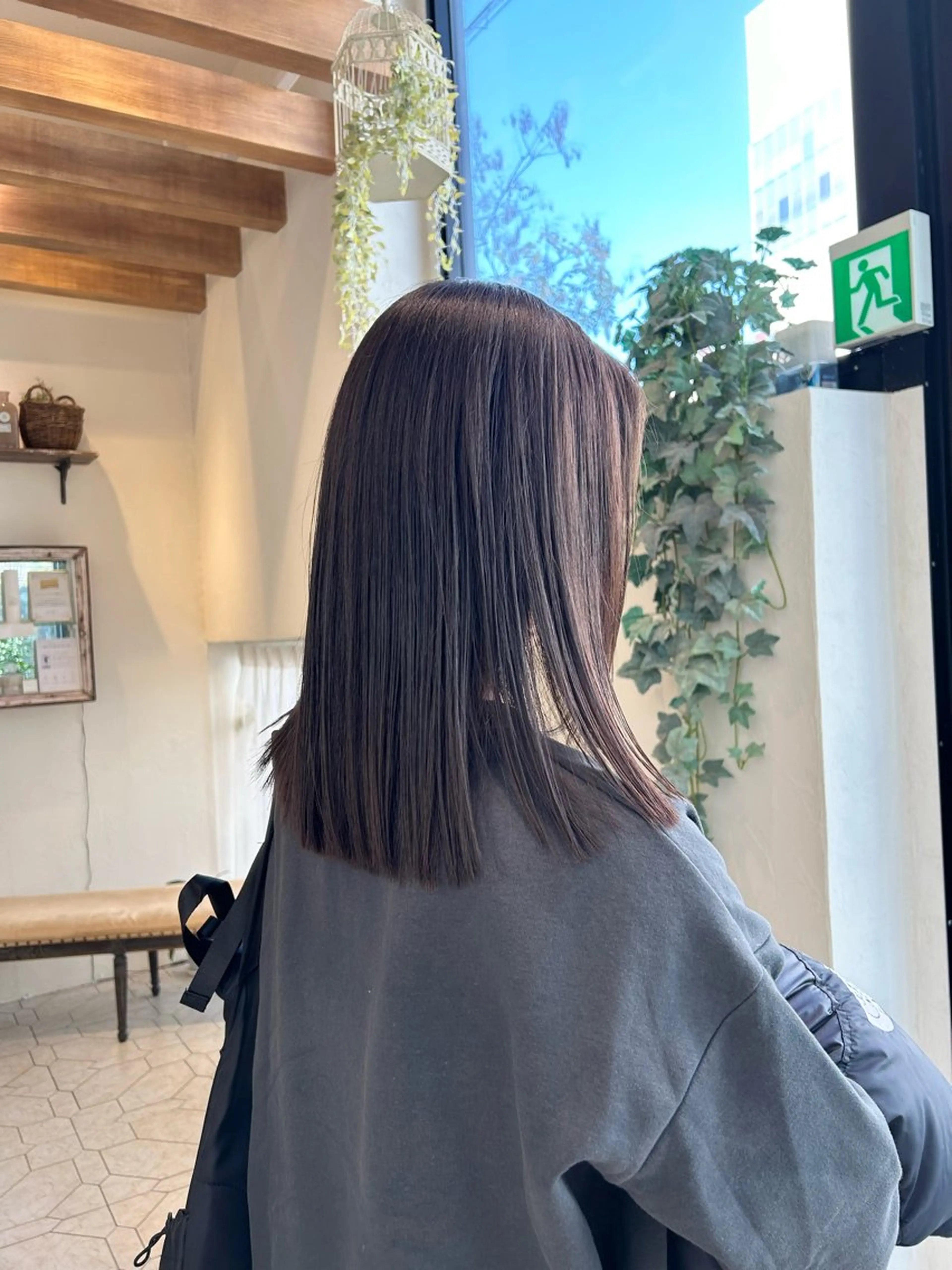 ミディアム 柳川沙羅 🌿透明感カラーのヘアスタイル