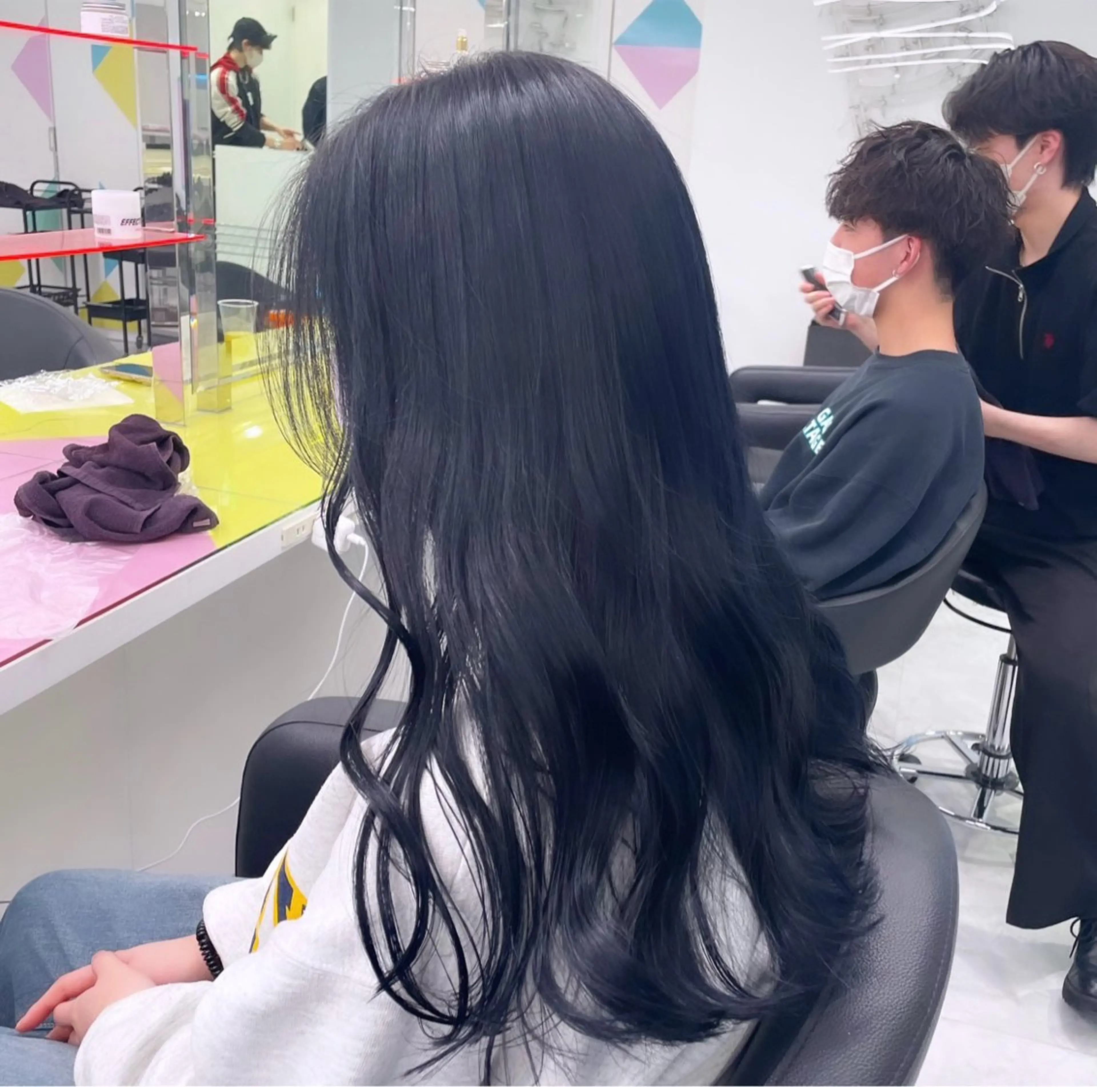 ロング カラー ヘアカラー 🧸韓国風艶髪/ 透明感抜群カラー🧸のヘアスタイル