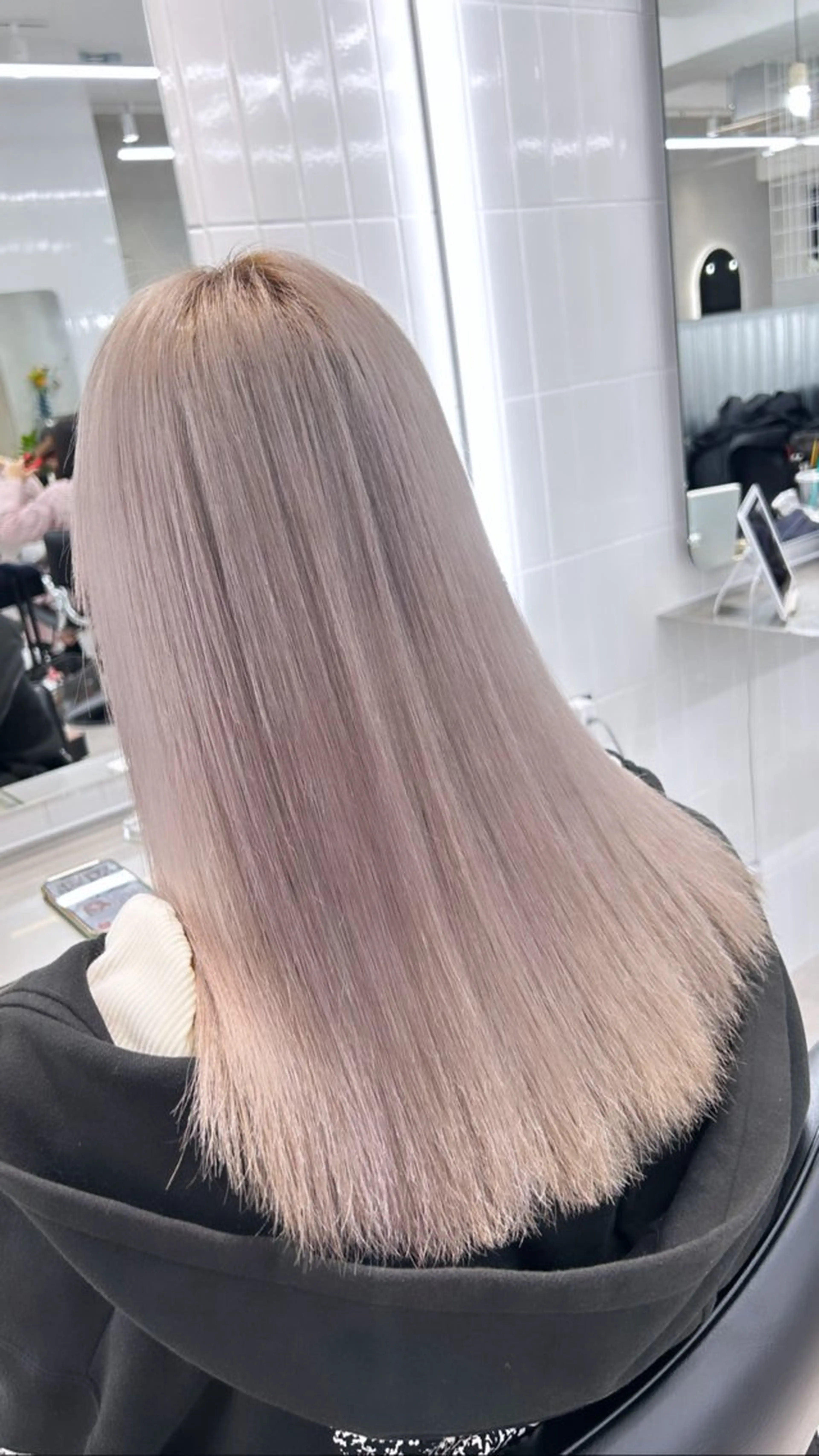 ロング カラー ヘアカラー ヘアセット onyx所属・表参道/ハイライト・ バレイヤージュのヘアスタイル