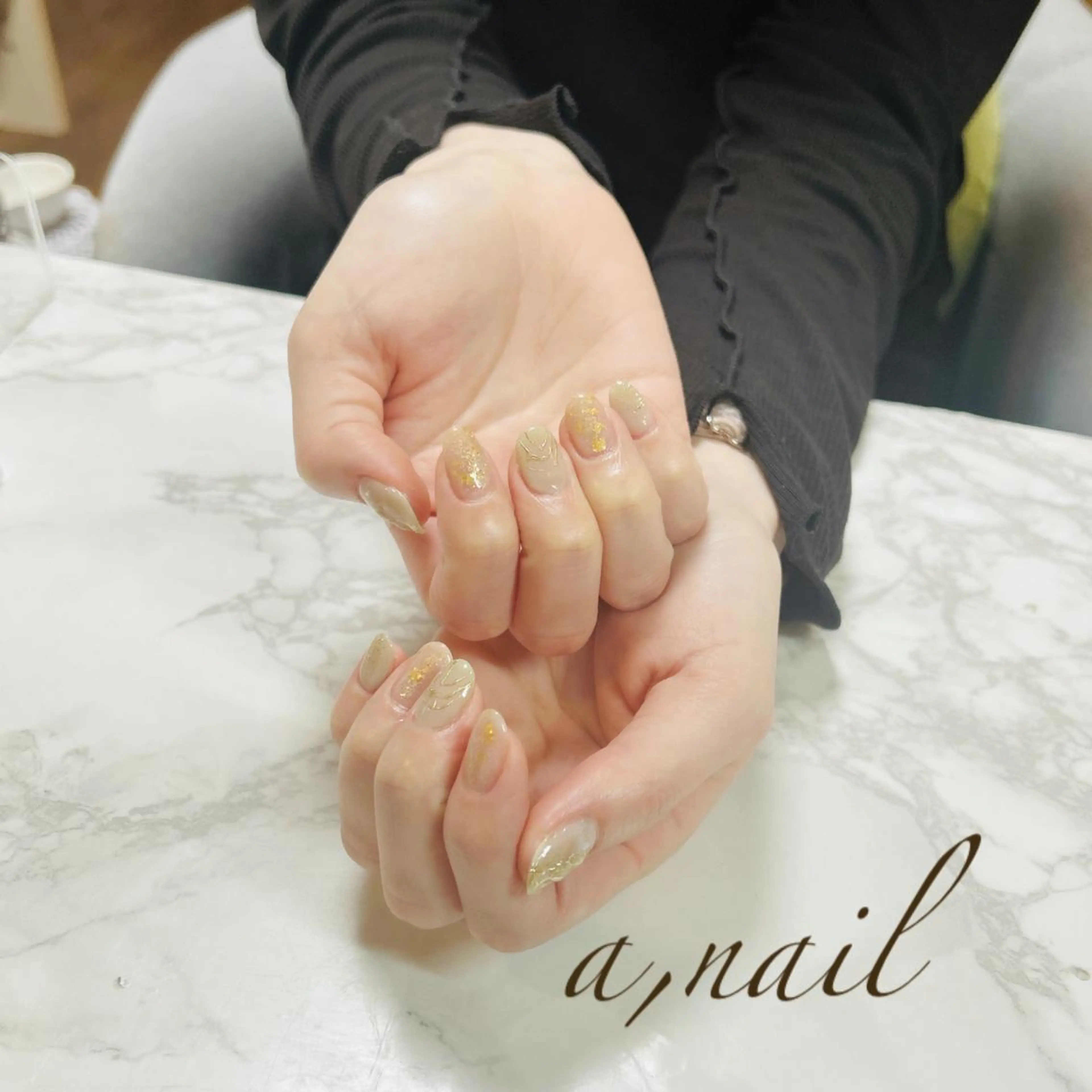 ネイル ジェルネイル グラデーション ミラーネイル ニュアンスネイル ワンカラーネイル ハンドネイル ネイルサロン エーネイルのネイルデザイン