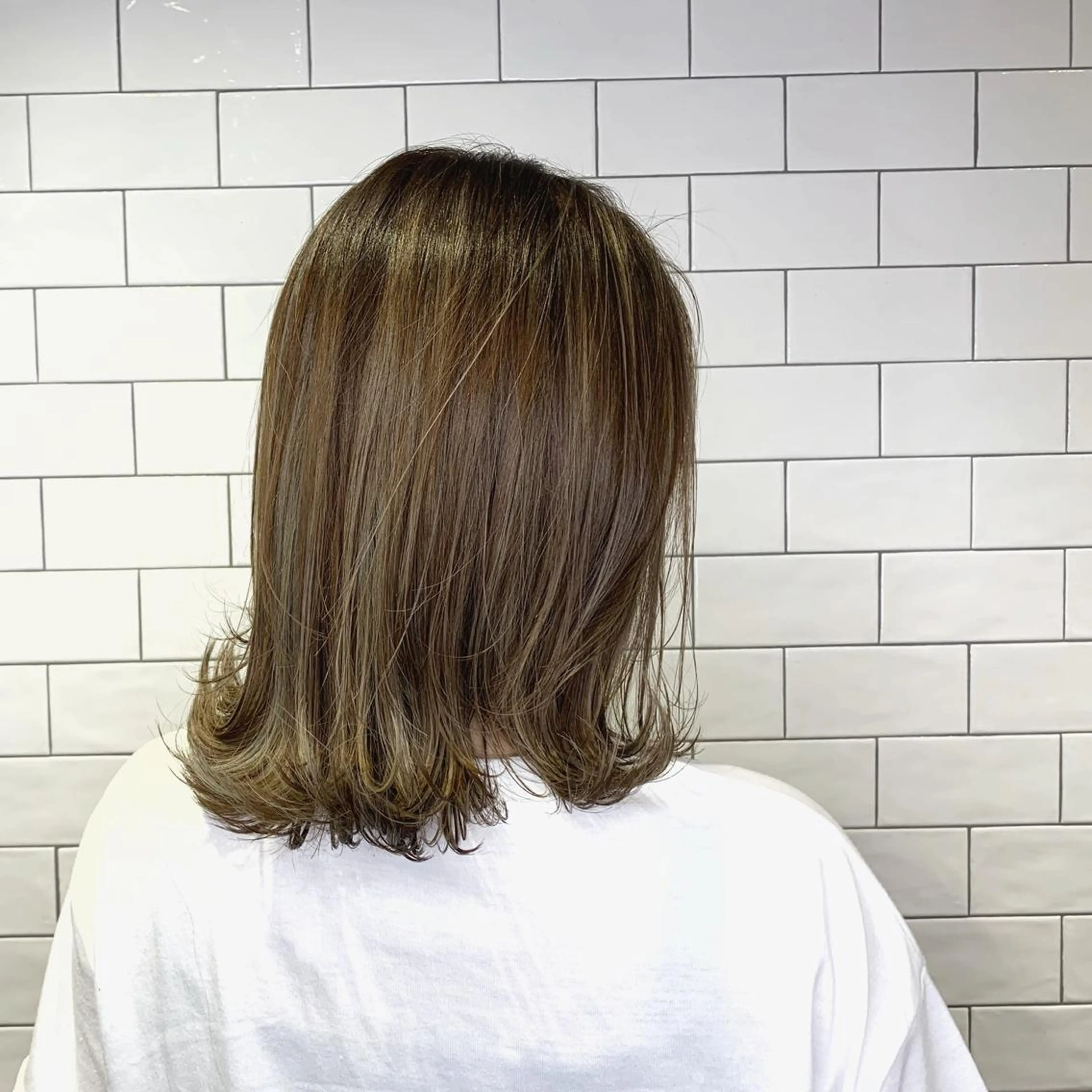 ミディアム カラー 原山 直人のヘアスタイル