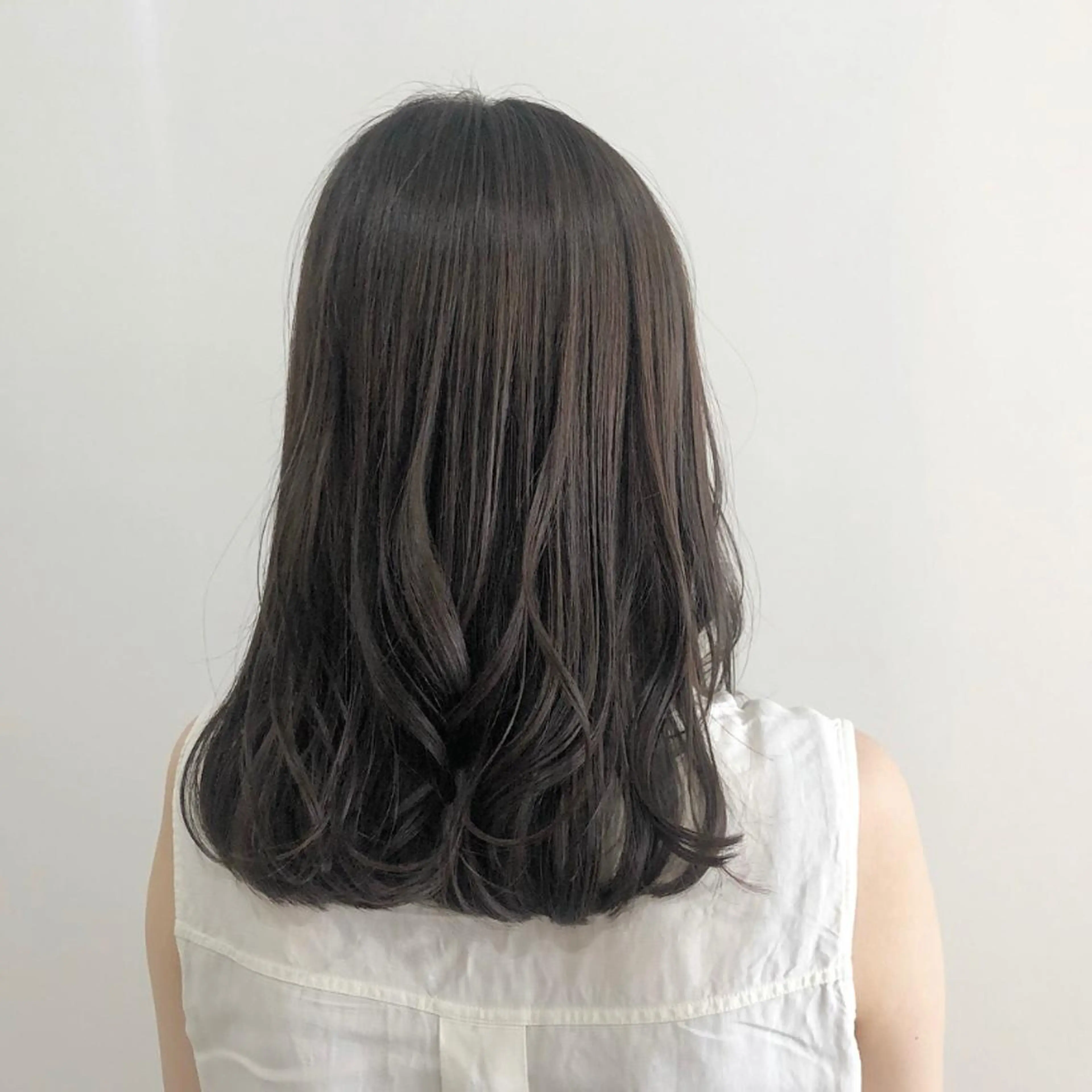 ミディアム カラー お洒落パーマ/ 艶カラー/michiのヘアスタイル