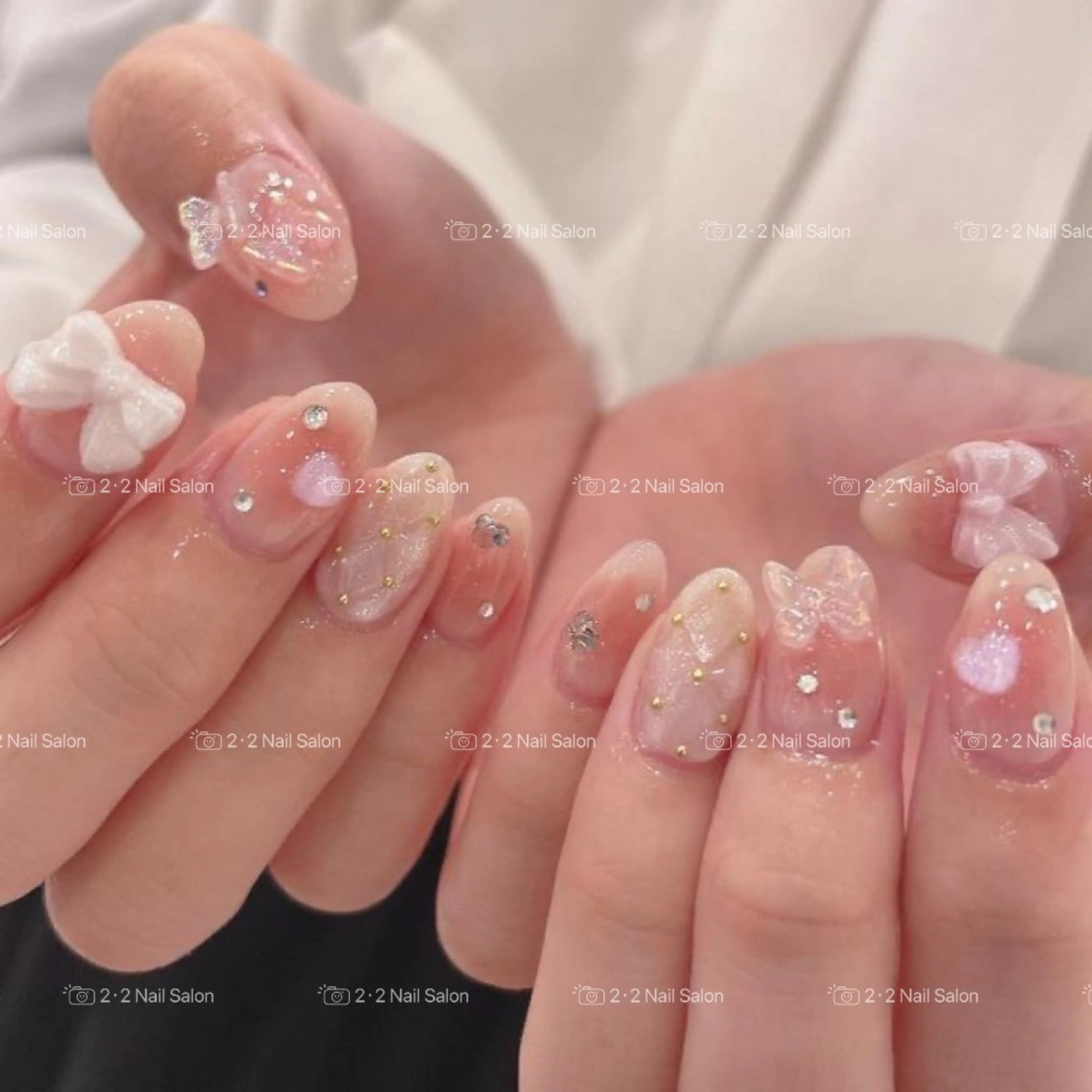 ネイル ハンドネイル 🦋y y Nail 🤍のネイルデザイン