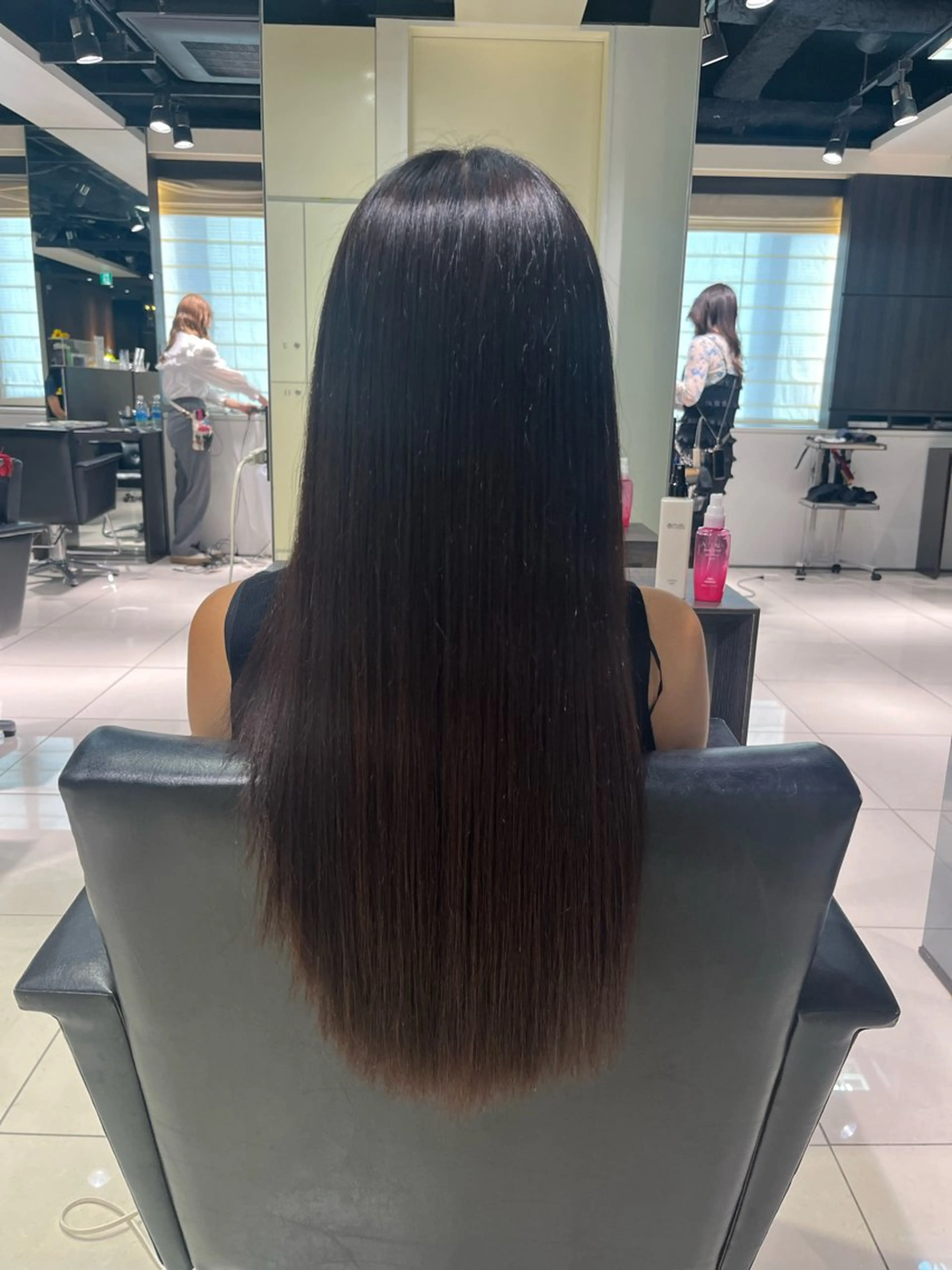 ロング カラー ヘアカラー トリートメント 髪質改善/透明感カラ ー/レイヤー/あやはのヘアスタイル