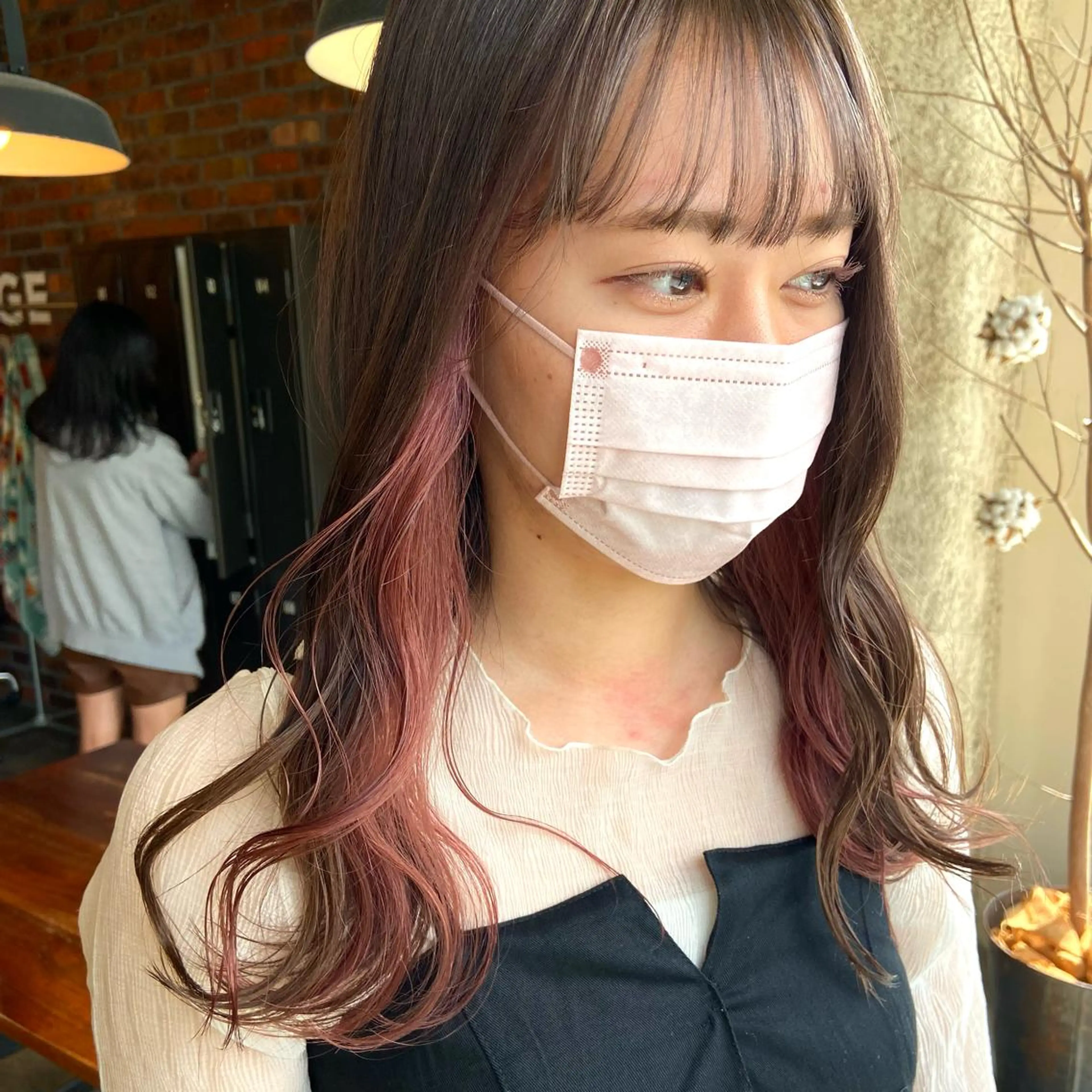 ロング カラー カット ヘアカラー トリートメント benji名駅店所属・透け感カラー/ momo🦕🌱のヘアスタイル