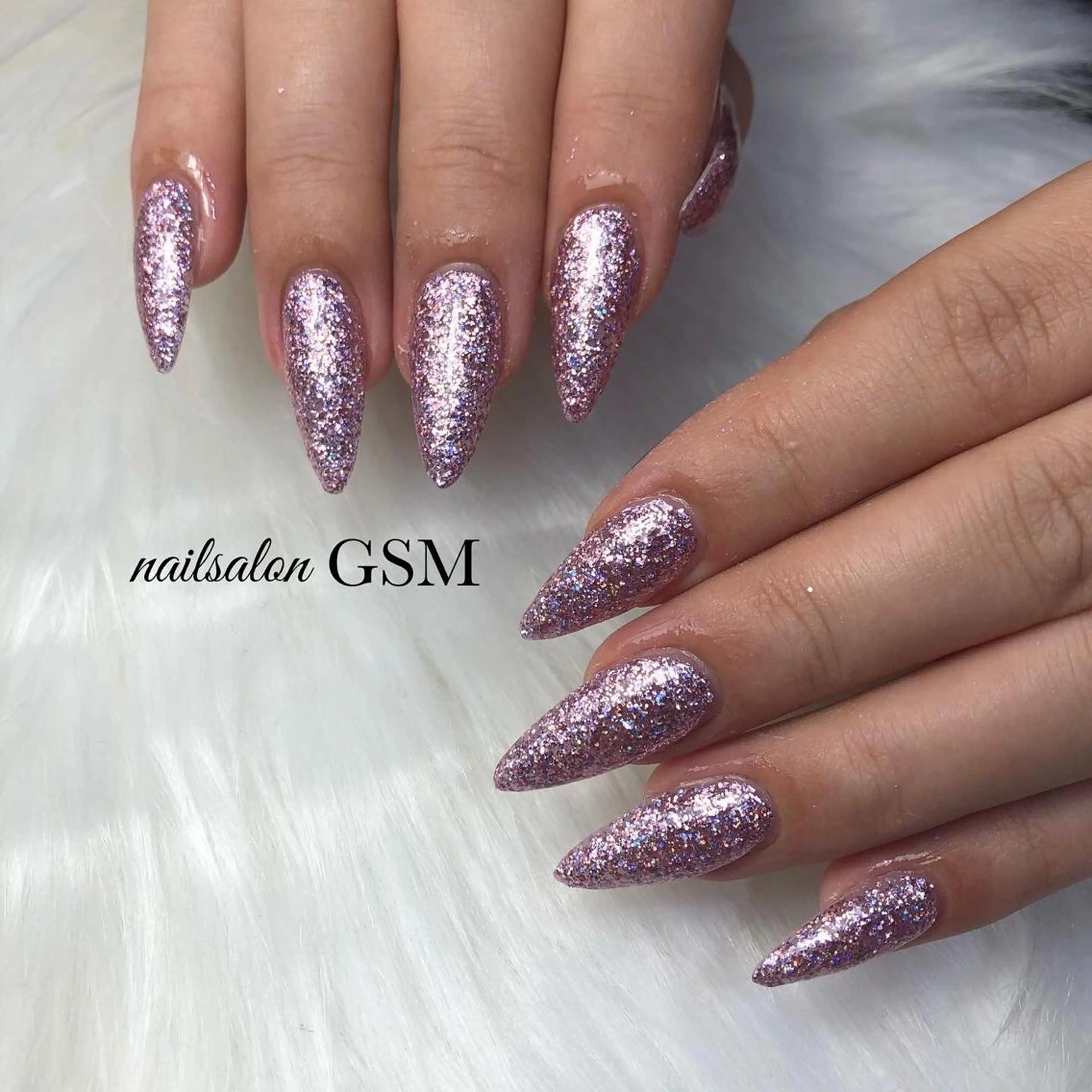 ネイル ラメ(グリッター) ハンドネイル nail salon GSMのネイルデザイン