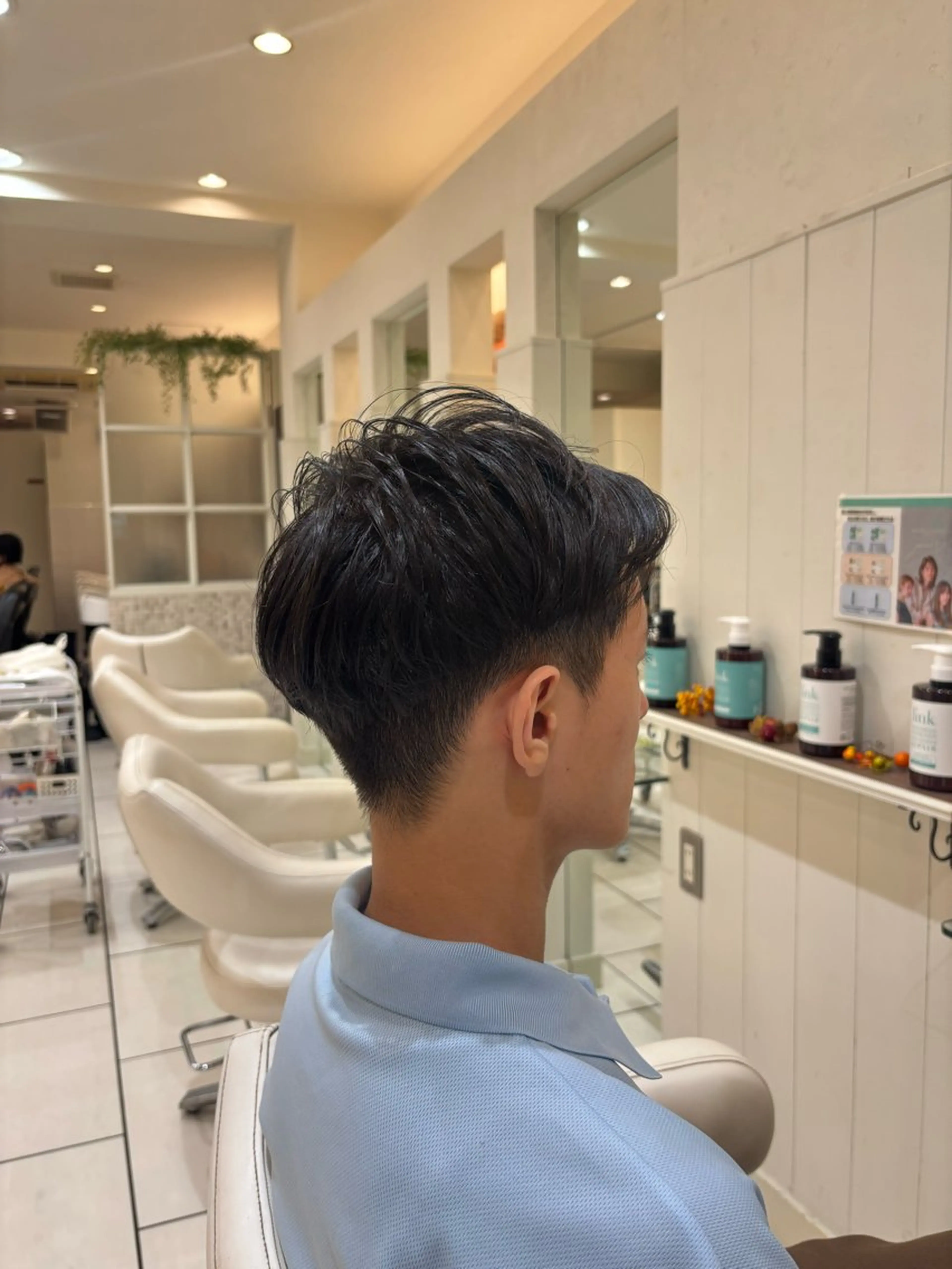 メンズカットモデルの写真