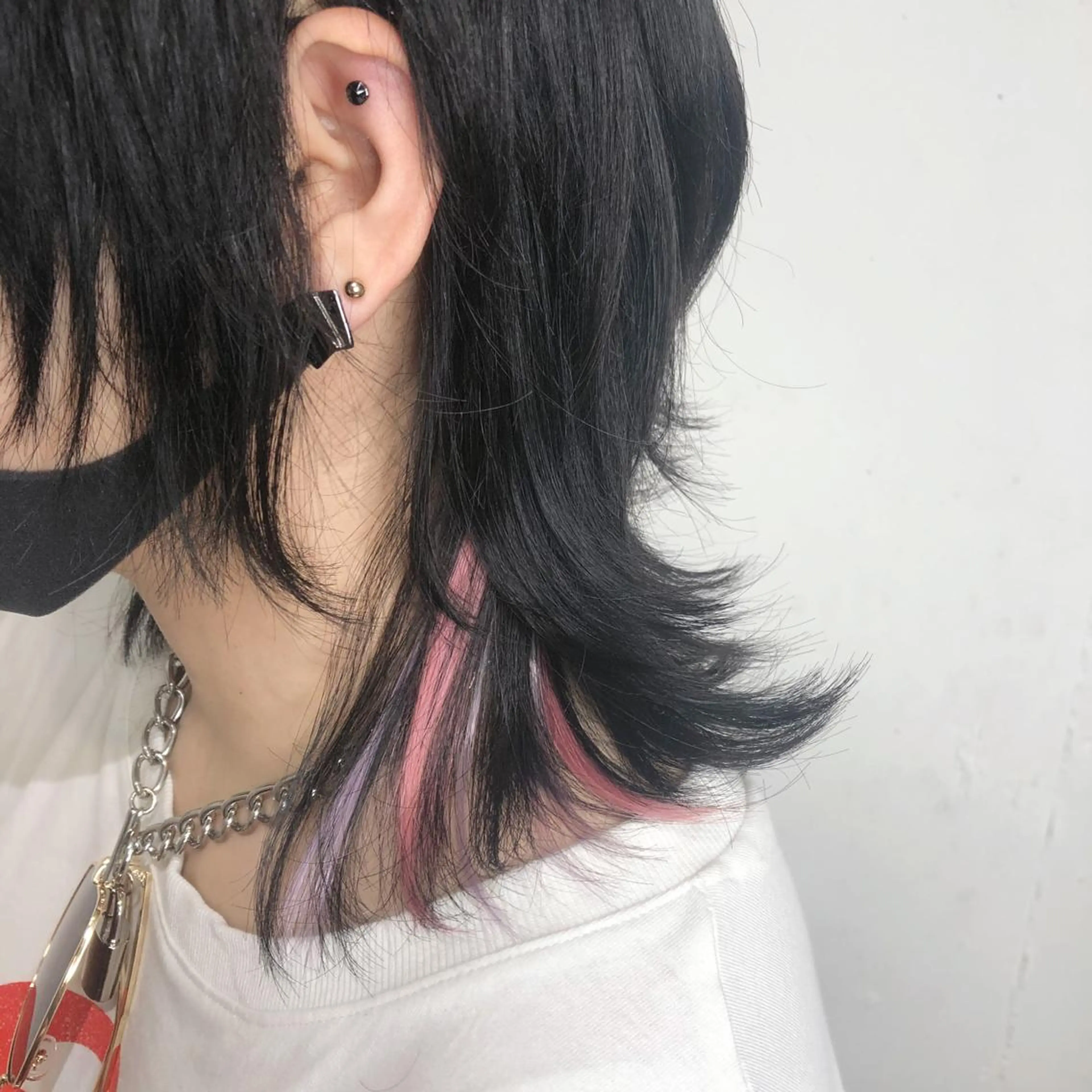 ミディアム カラー パーマ ヘアアレンジ 八巻 晴香のヘアスタイル