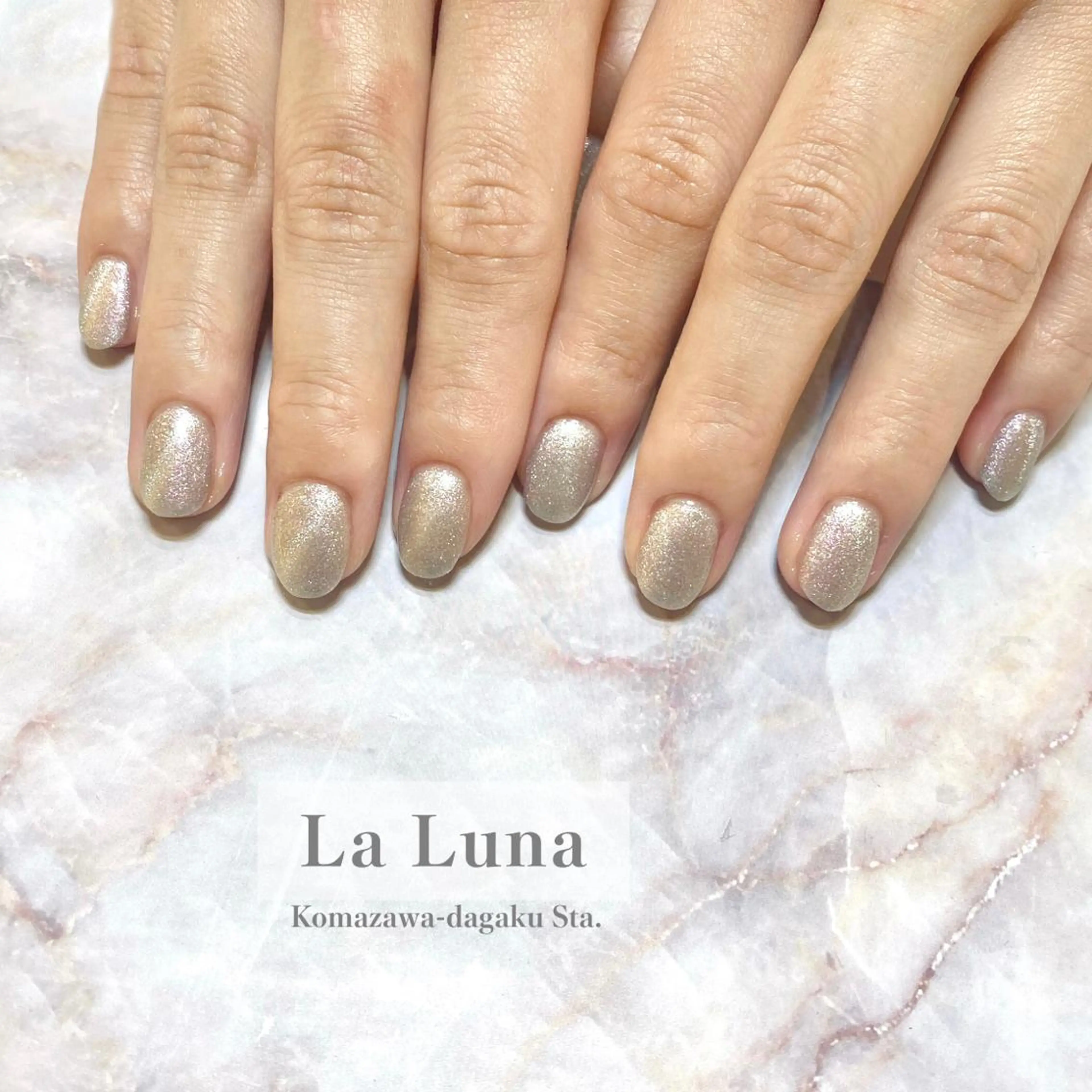 ネイル マグネットネイル ＬａＬｕｎａ🌙 natsukiのネイルデザイン