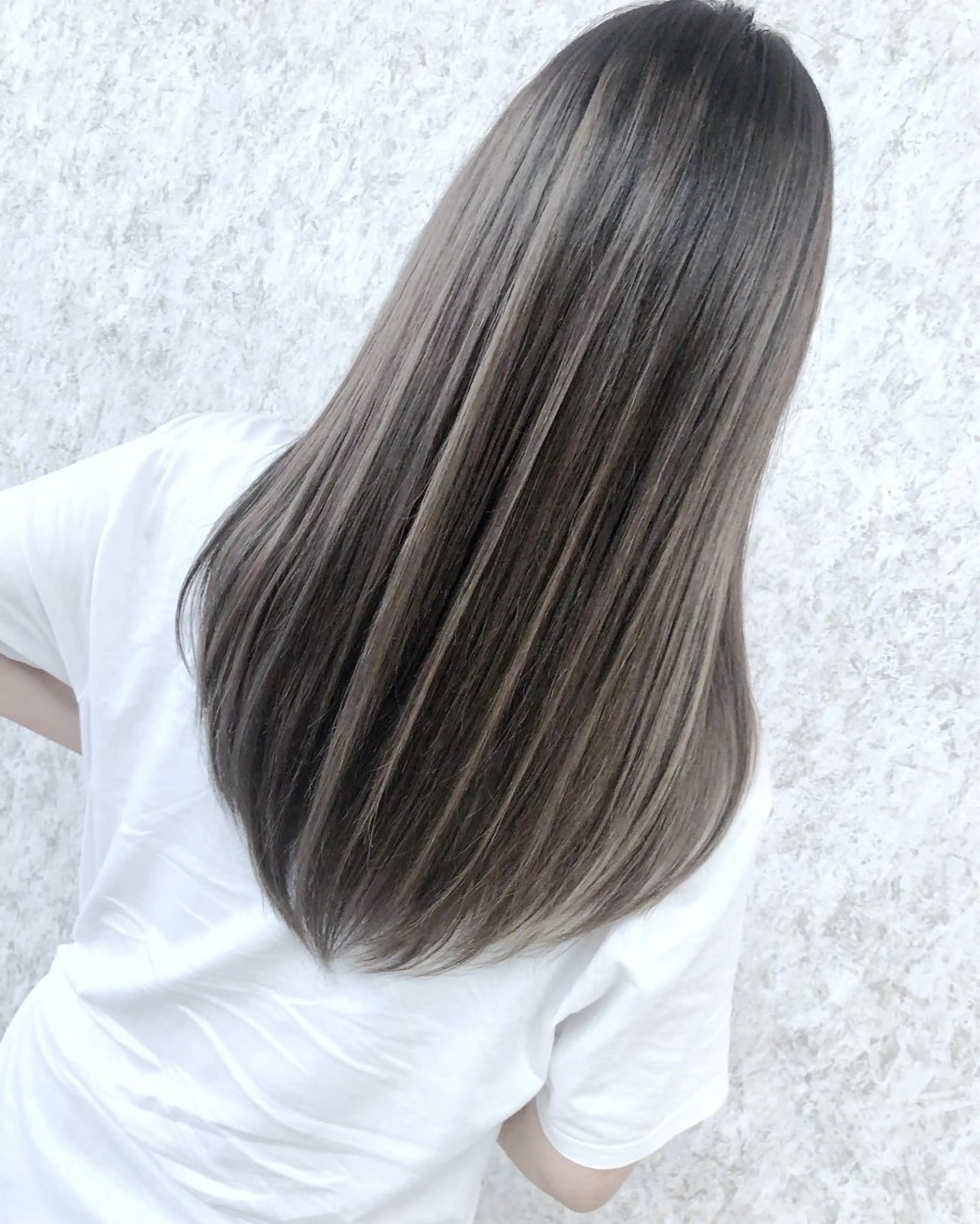 ロング ヘアカラー 💞Yuu/艶髪/ 韓国ヘア🇰🇷♡のヘアスタイル