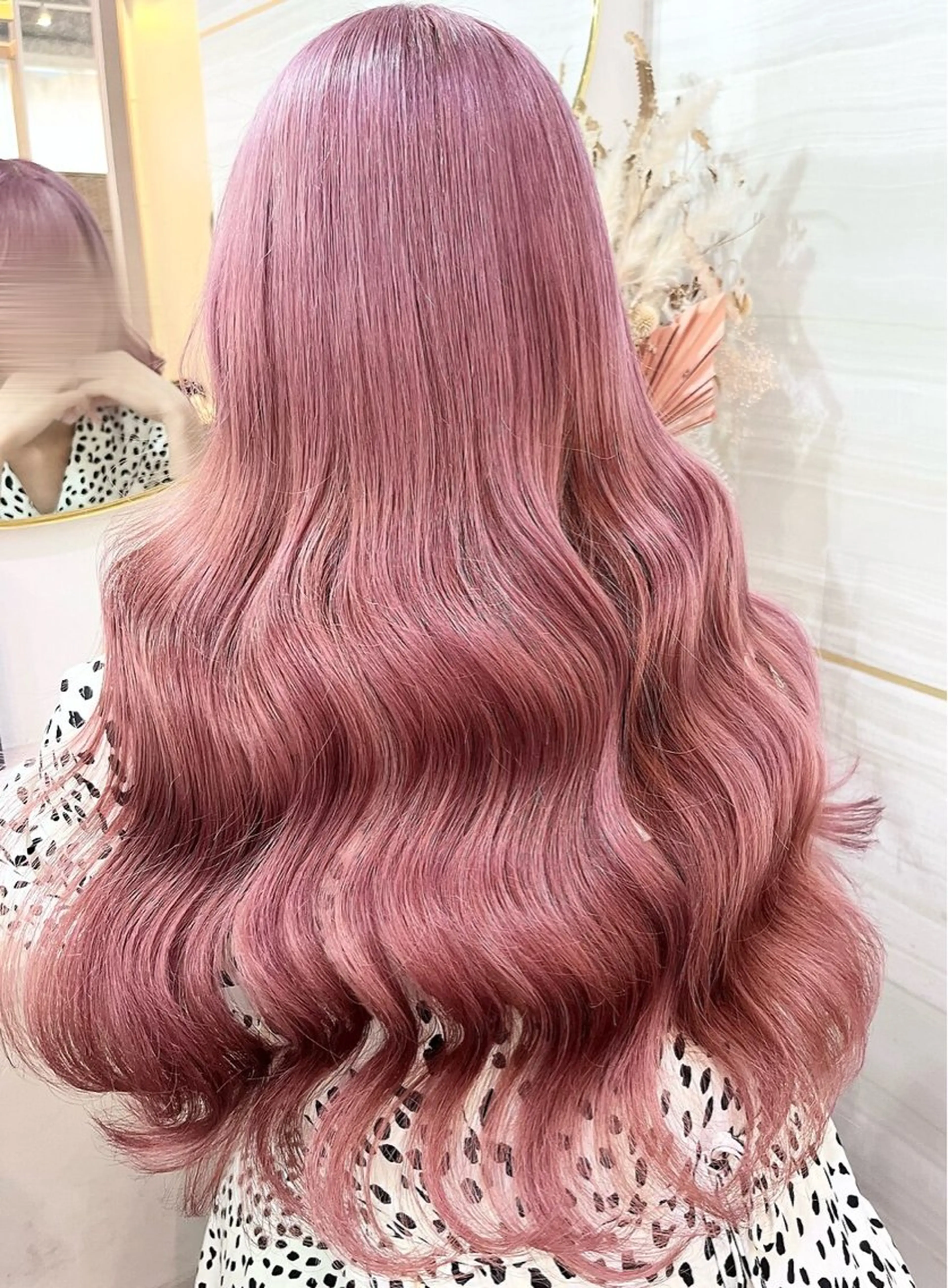 ロング カラー elubylovis mana💜のヘアスタイル