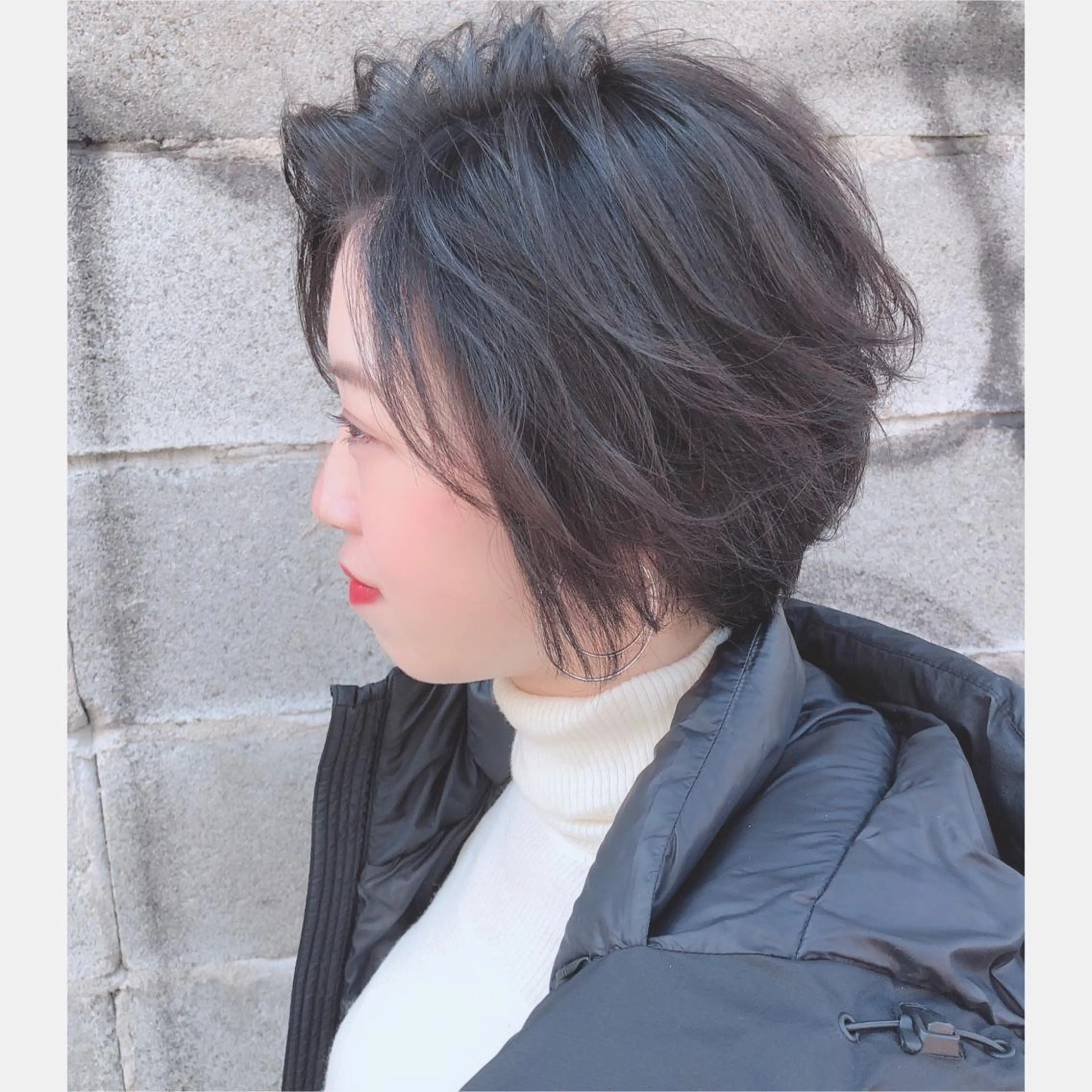 ショート カット ヘアカラー トリートメント 山崎 雄太のヘアスタイル