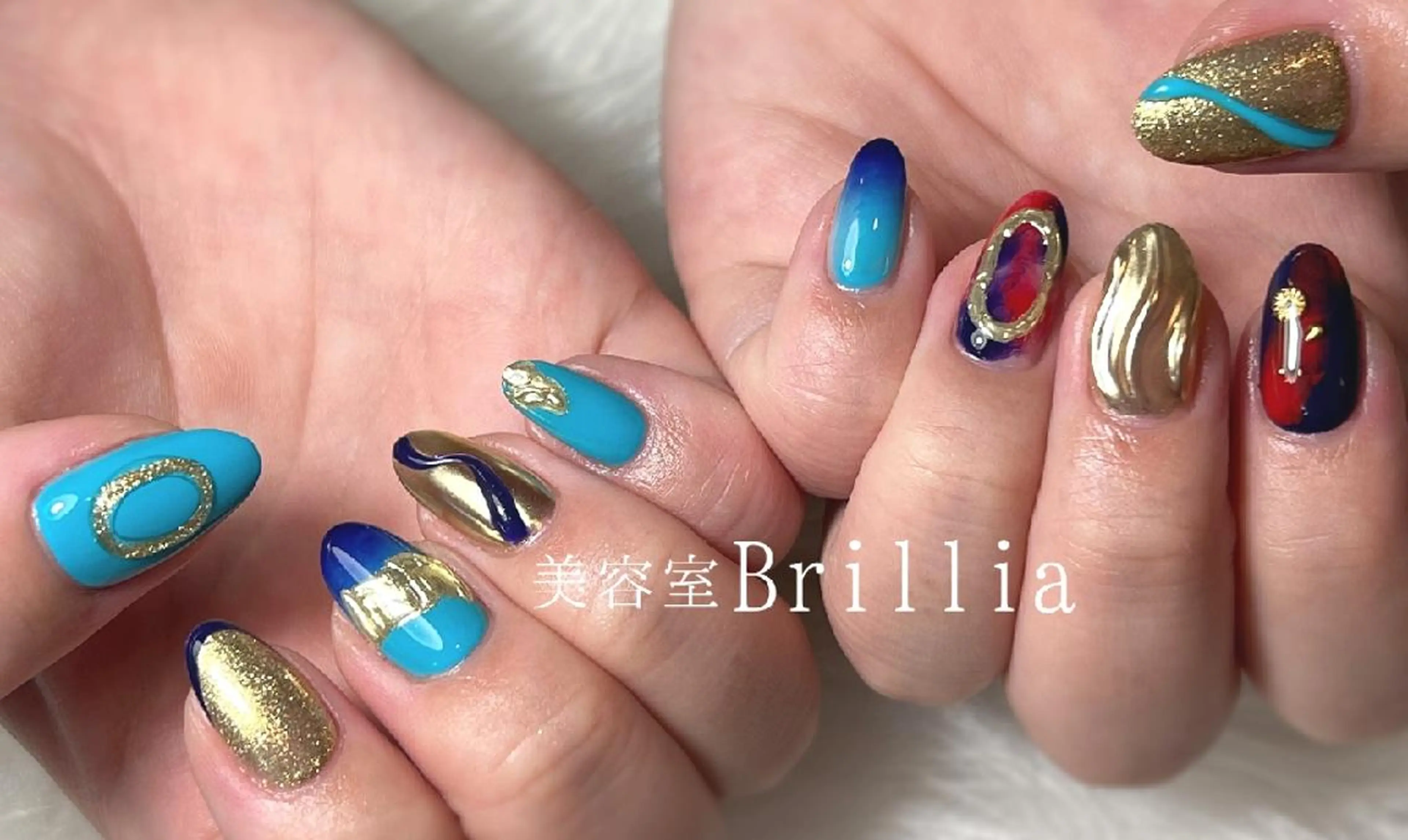 ネイル ハンドネイル 柴田 彩のネイルデザイン