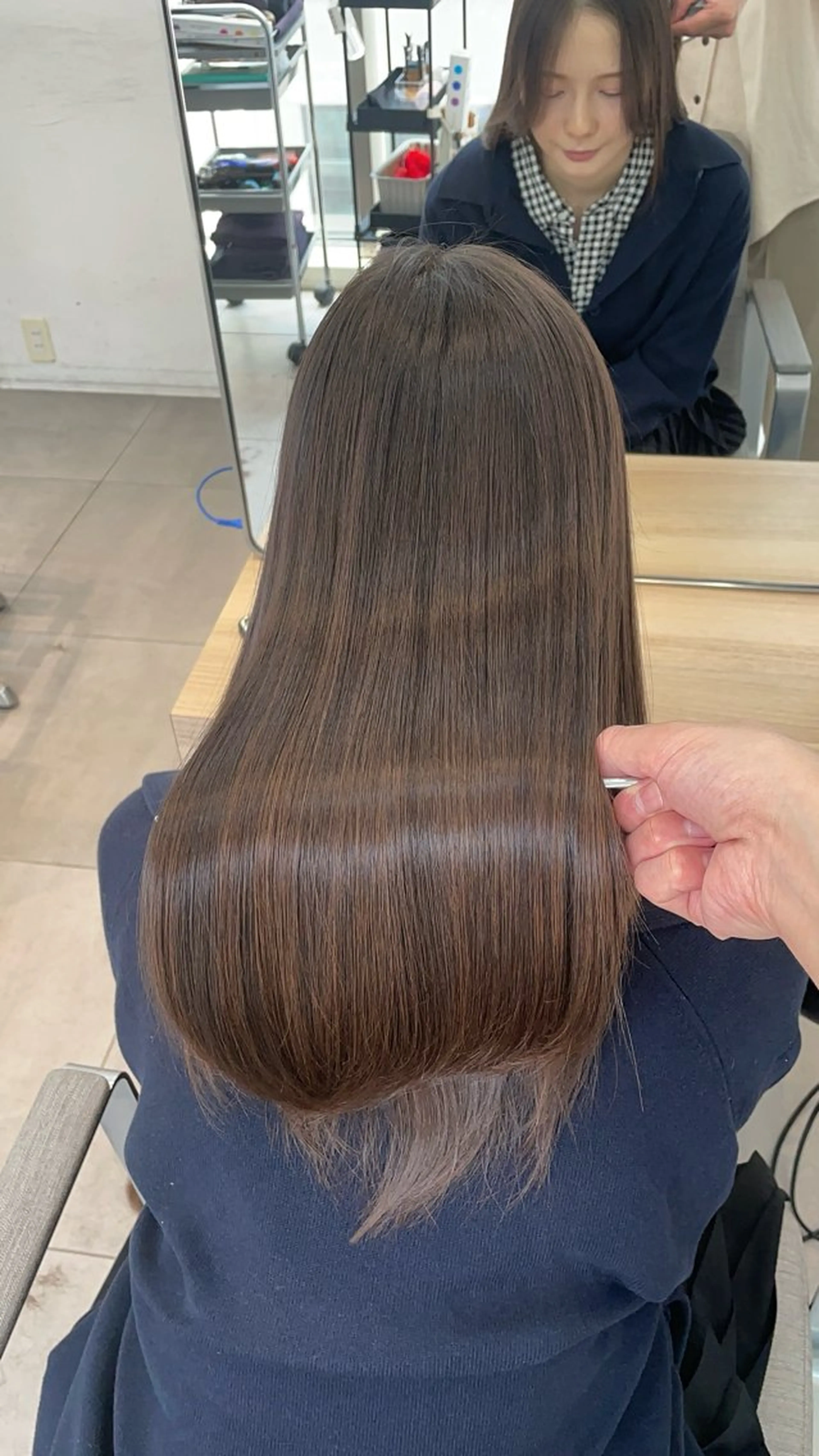 ロング 縮毛矯正 トリートメント ✨髪質改善✨美髪 矯正🫧小泉のヘアスタイル