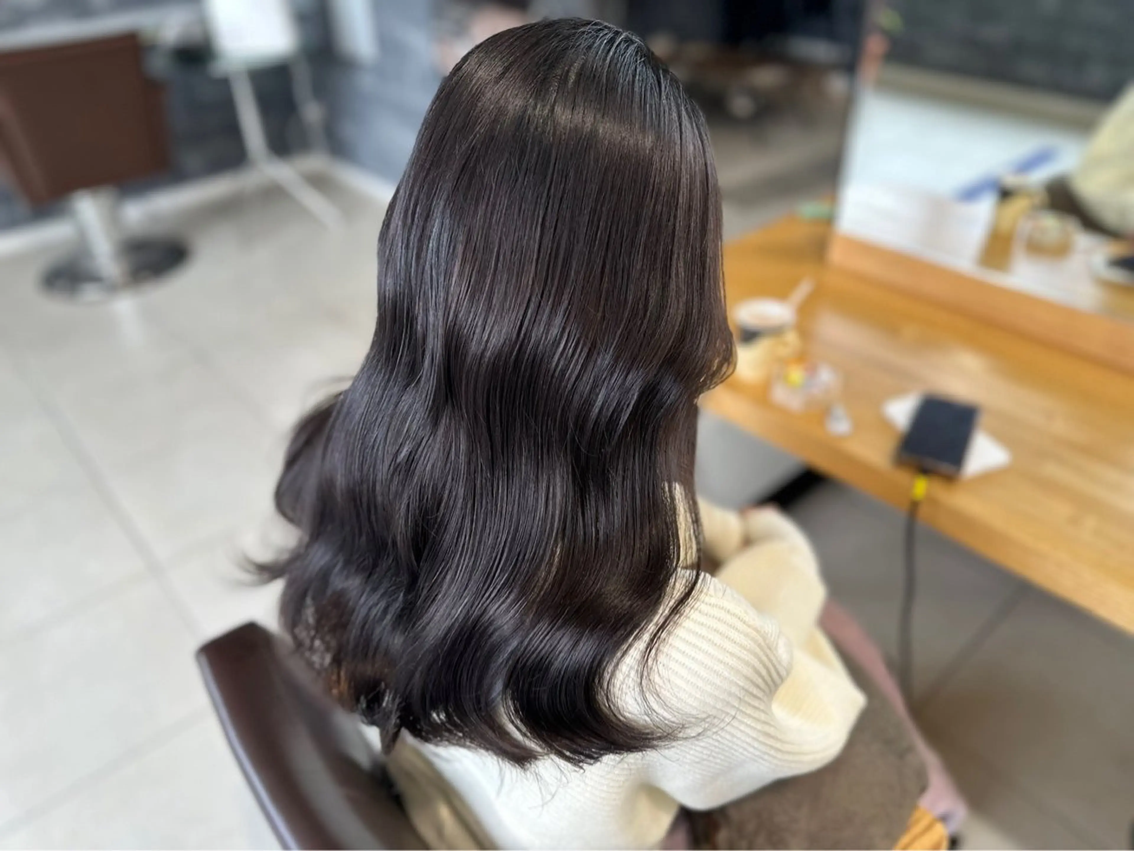 ロング ヘアカラー 成田で1番安心できる 美容師 そうまのヘアスタイル