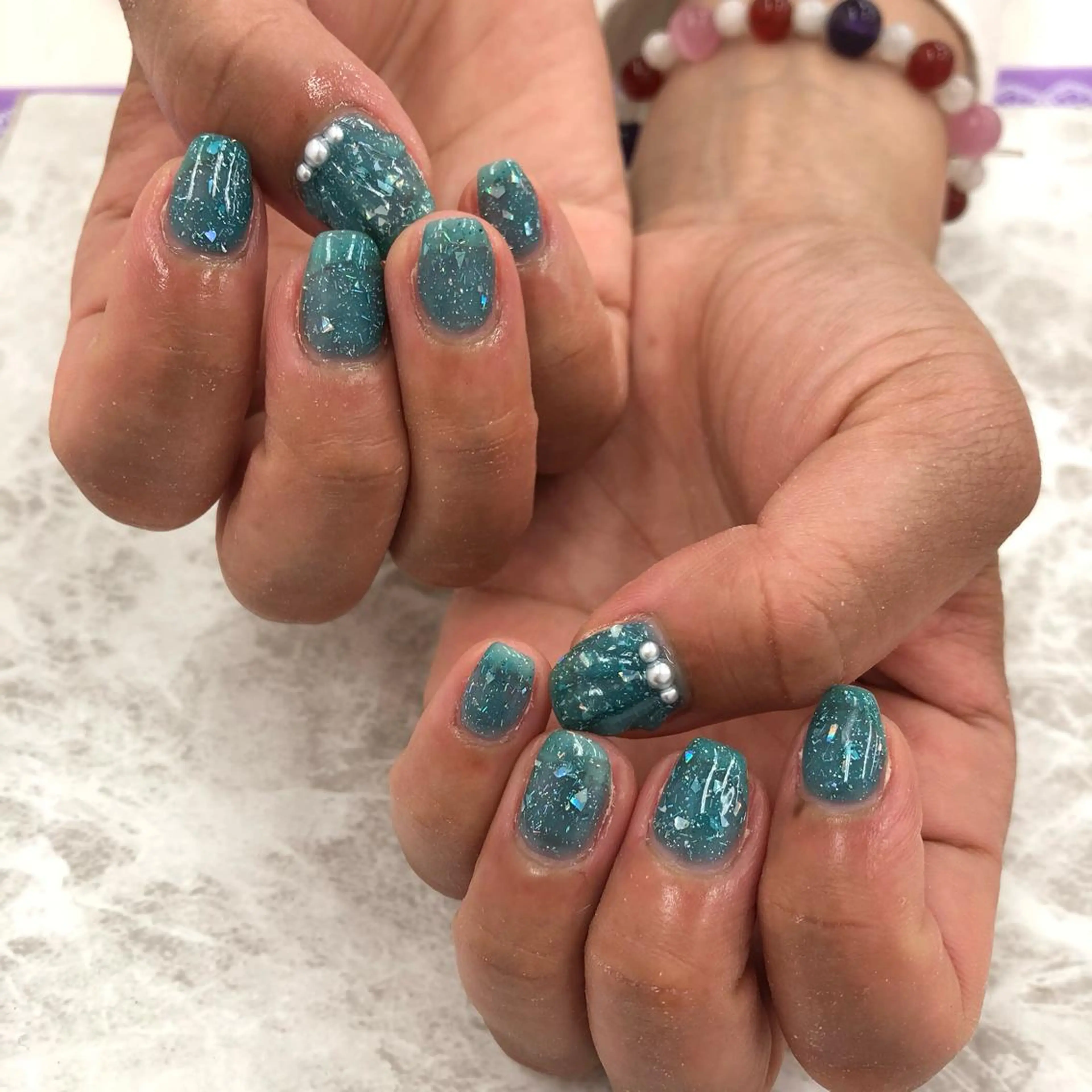 ネイル ぷっくりネイル 🌺Bianca立川 HAGA🌺のネイルデザイン