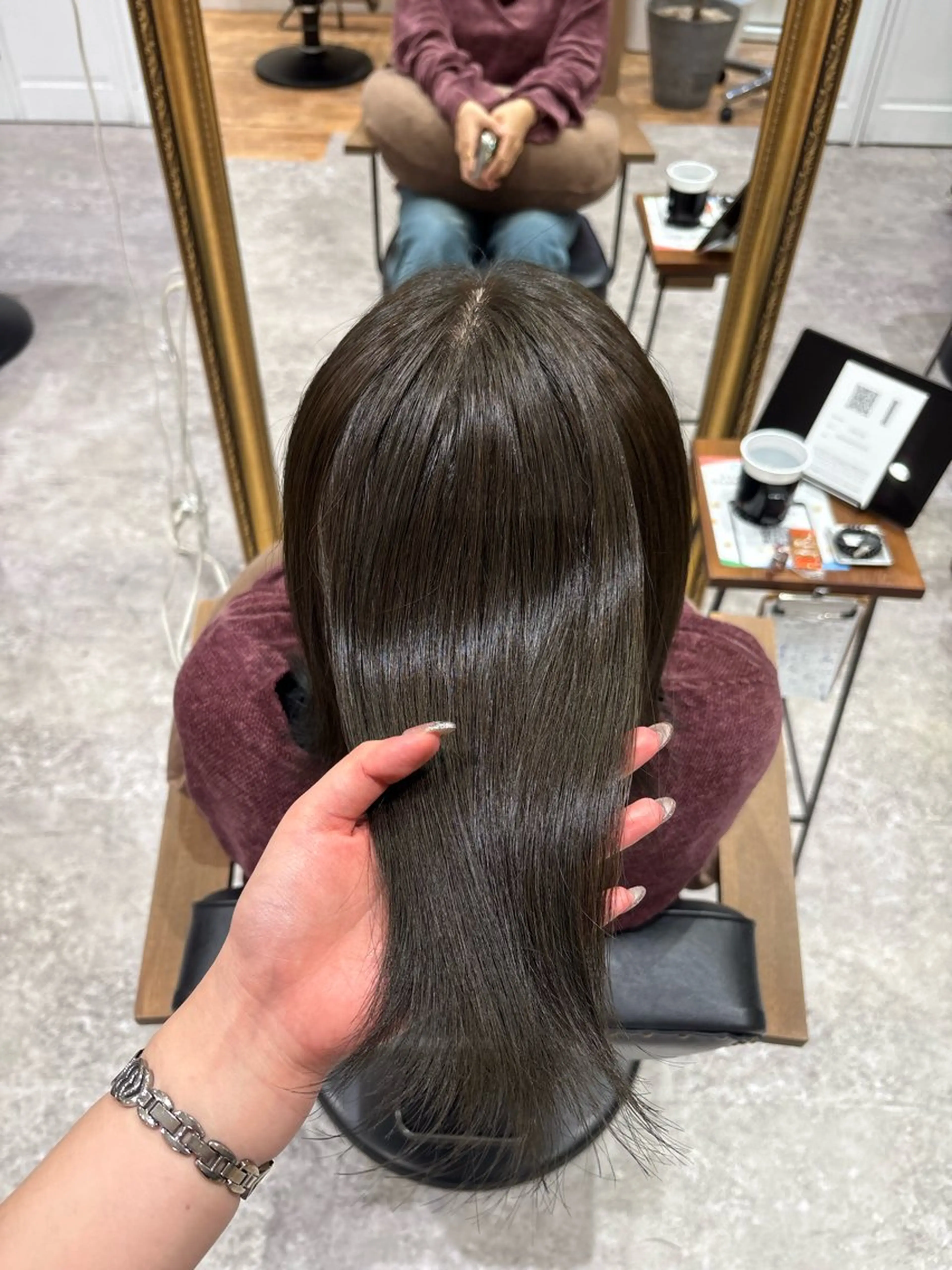 カラー ヘアカラー トリートメント 透明感カラー/ダブル カラー/MAI🎀のヘアスタイル