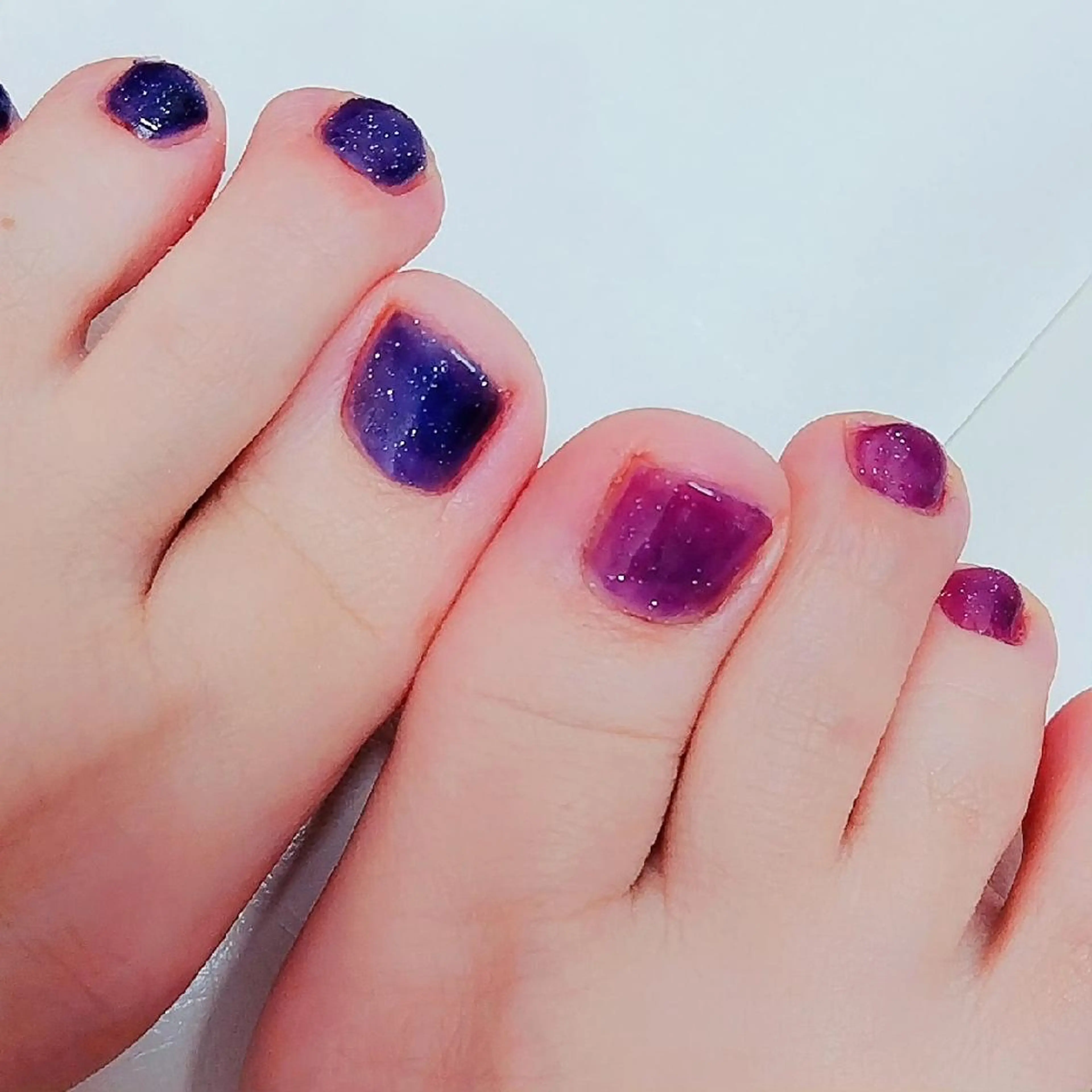 フットバス足裏👣角質ケア＆ワンカラーの写真