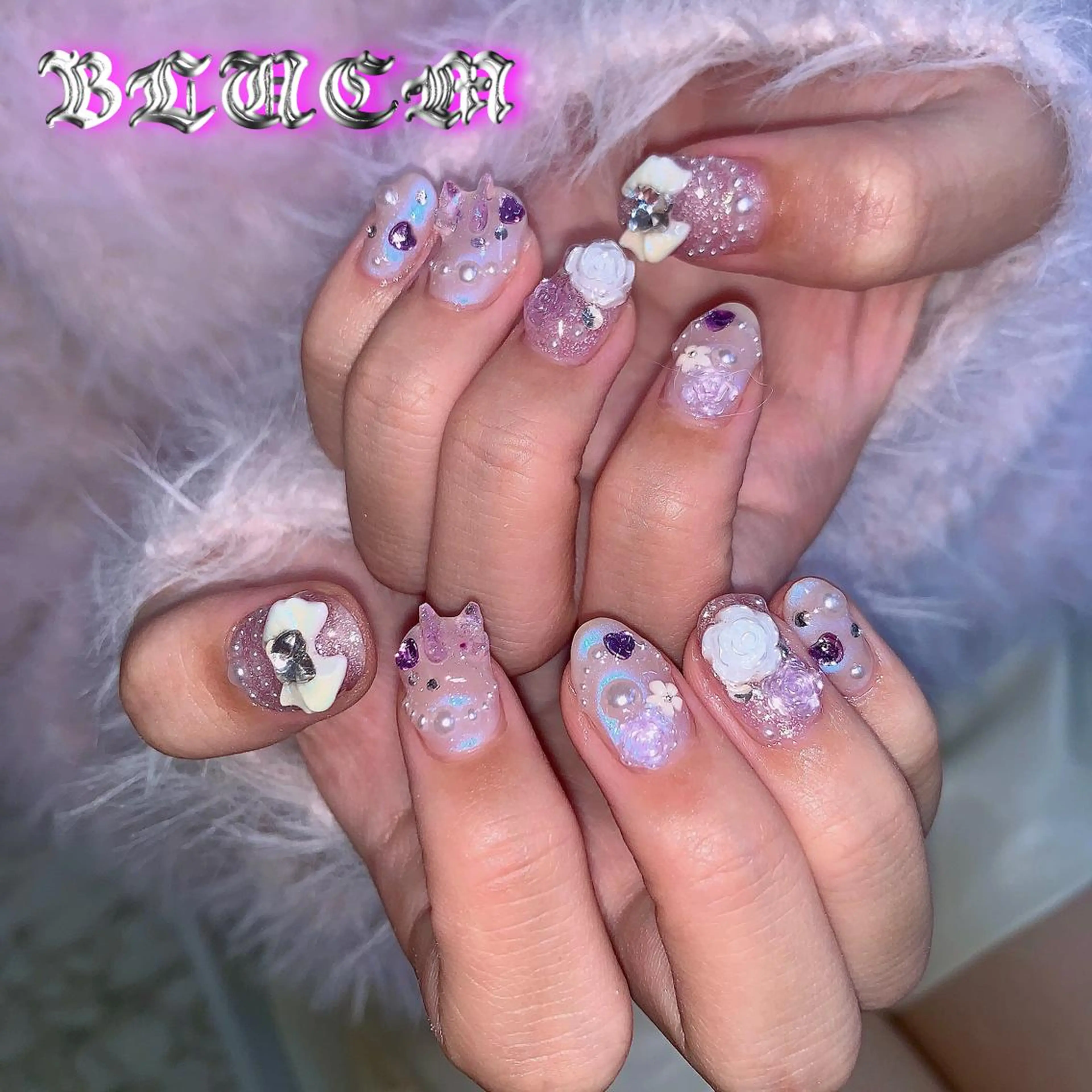 ネイル ハンドネイル BLUEM なな🐶のネイルデザイン
