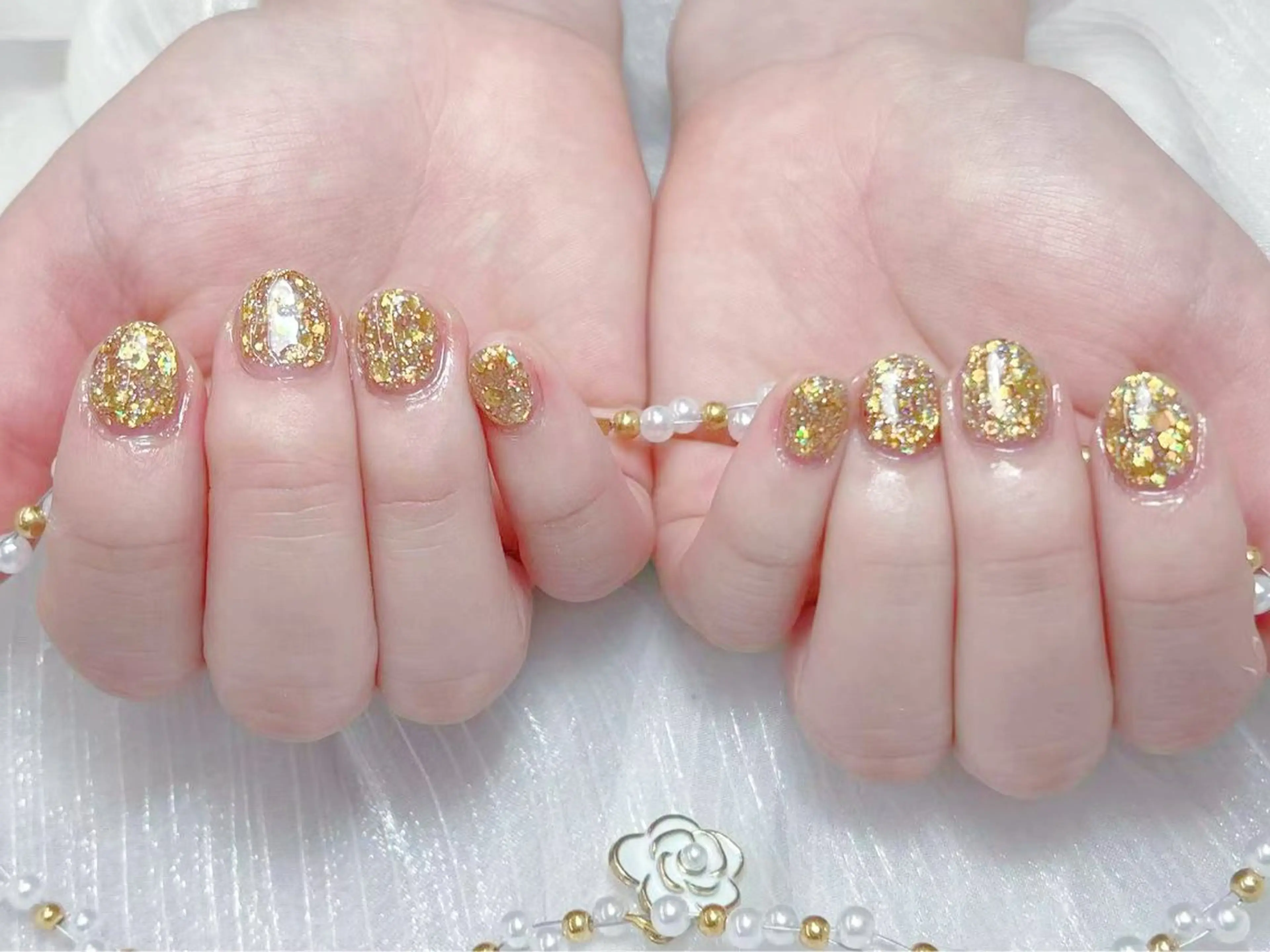 ネイル オーロラネイル フレンチネイル グラデーション 韓国ネイル マグネットネイル ハンドネイル NOA NAILのネイルデザイン