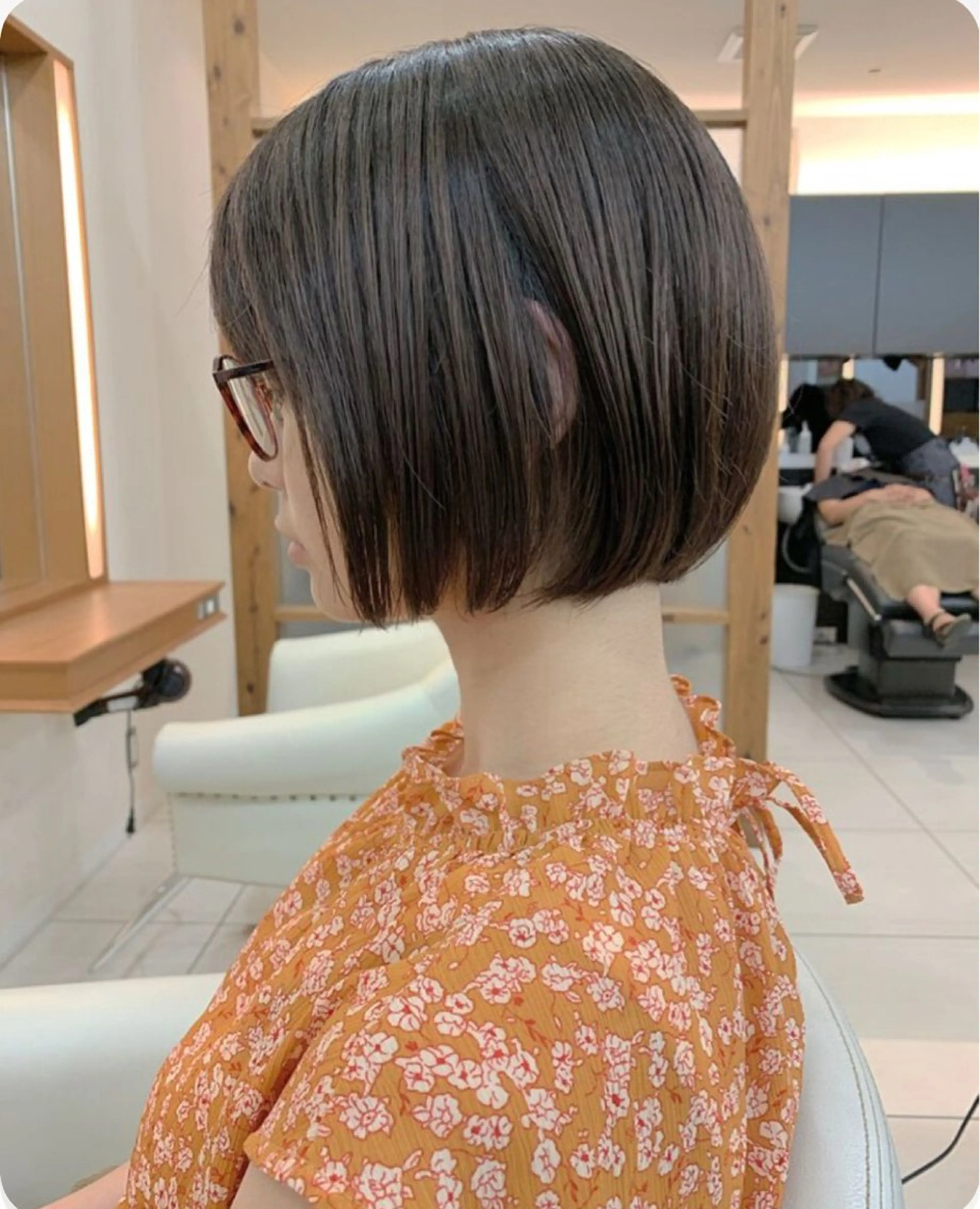 ショート ブリーチ/縮毛矯正 naco🎀のヘアスタイル
