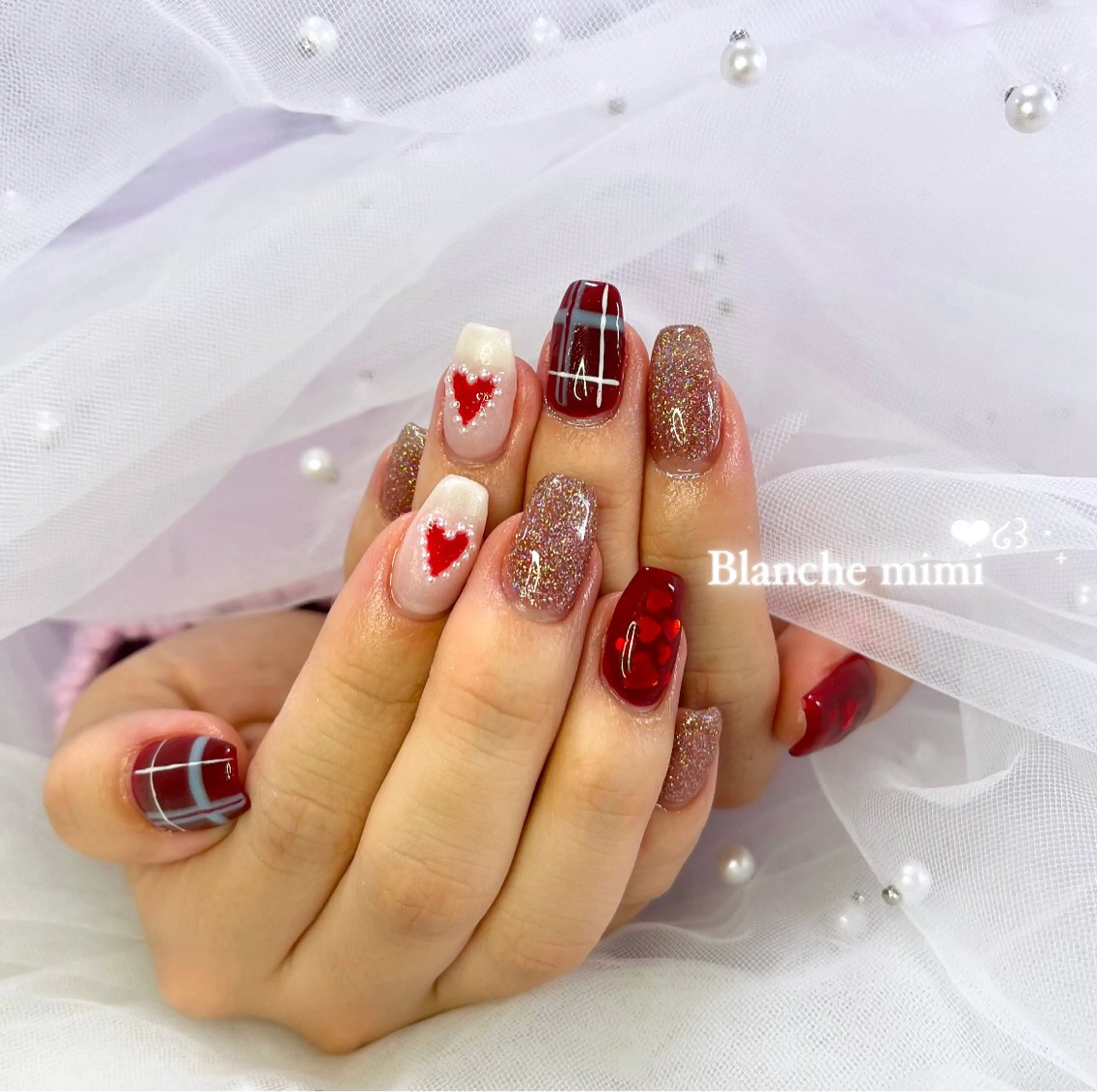 ネイル Blanche mimi所属・Blanche mimi.u_aのネイルデザイン