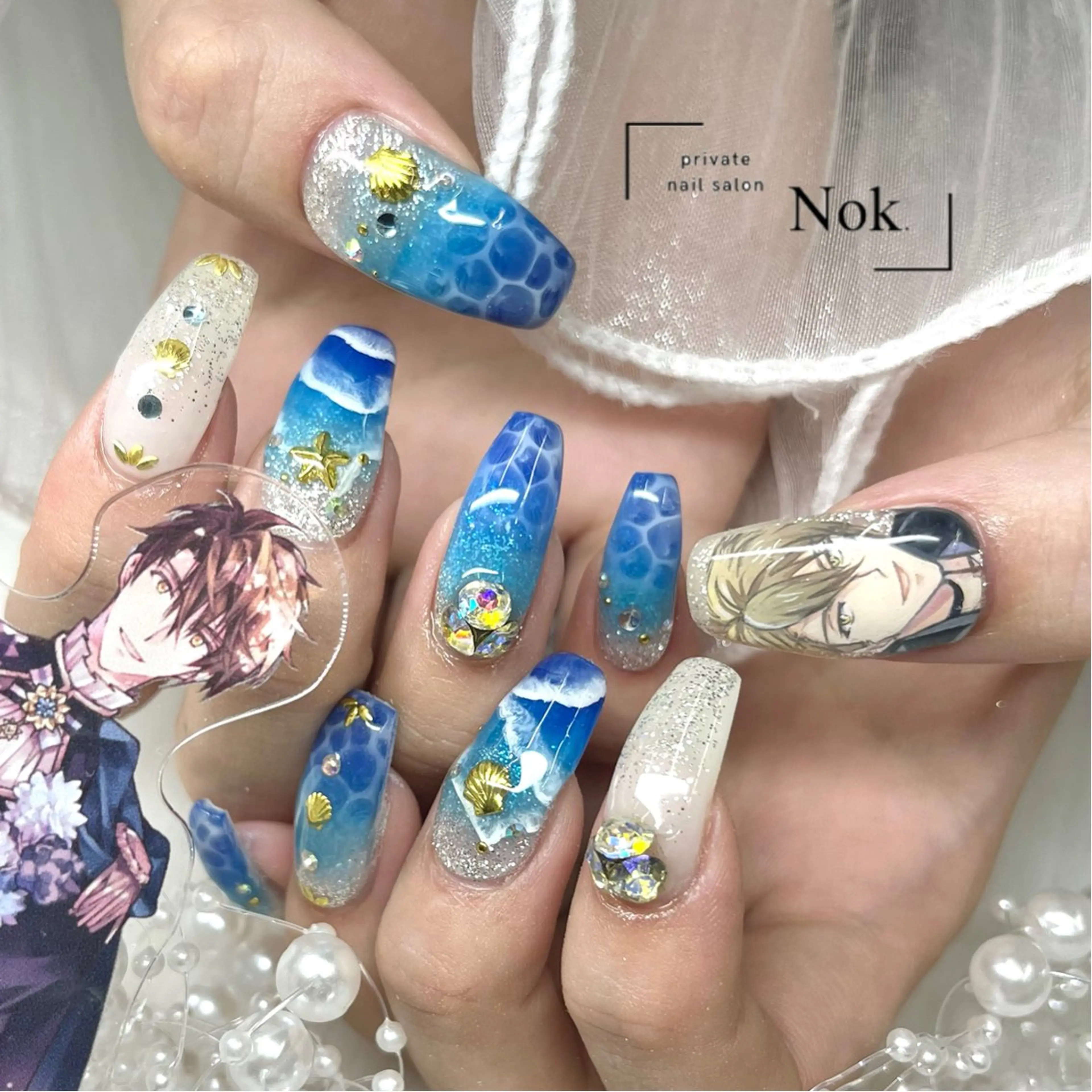 ネイル ハンドネイル 池袋痛ネイル Nok. 渡辺のネイルデザイン